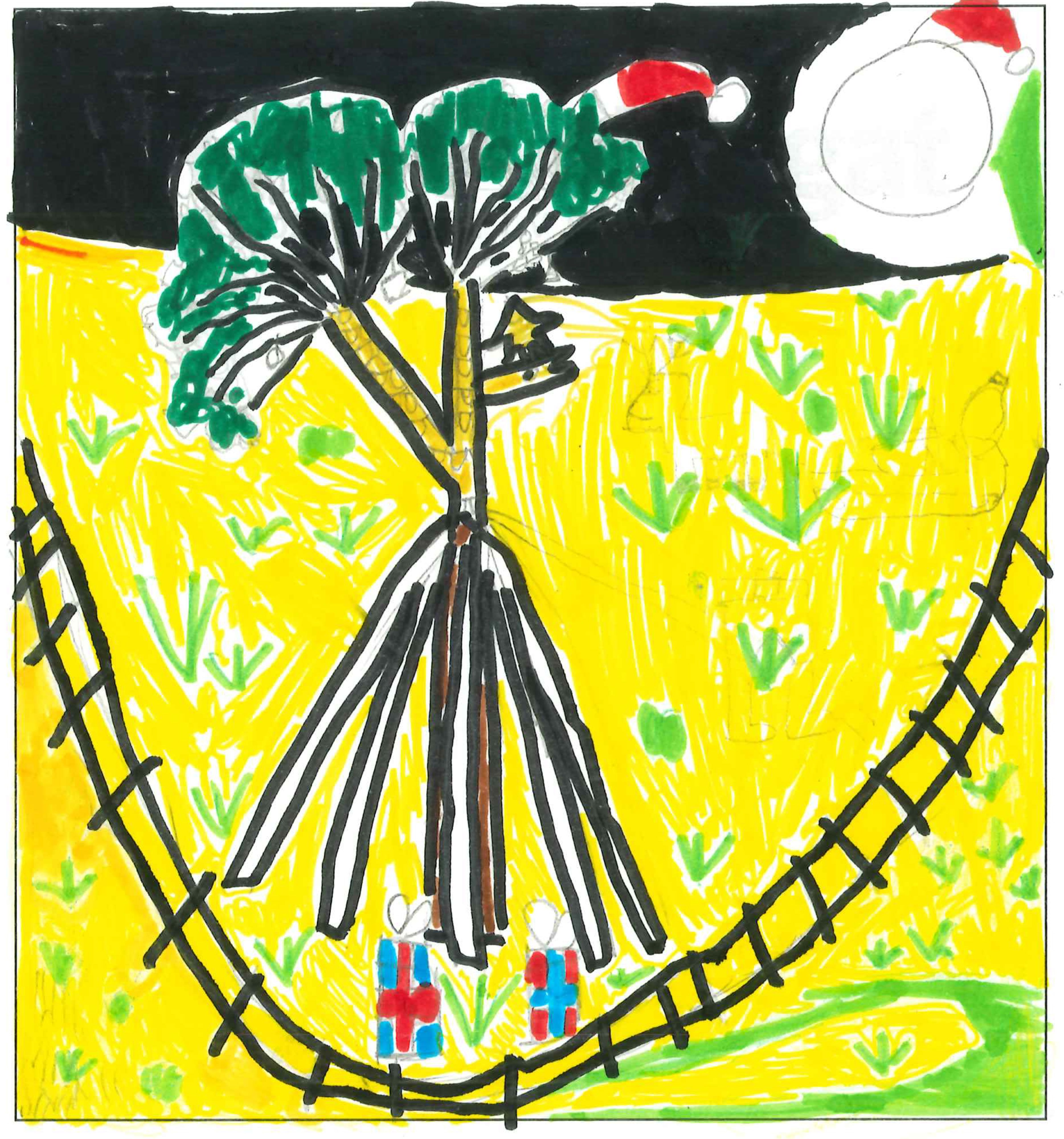 Postal de l’Escola Pi d'en Xandri del concurs del TOT Sant Cugat