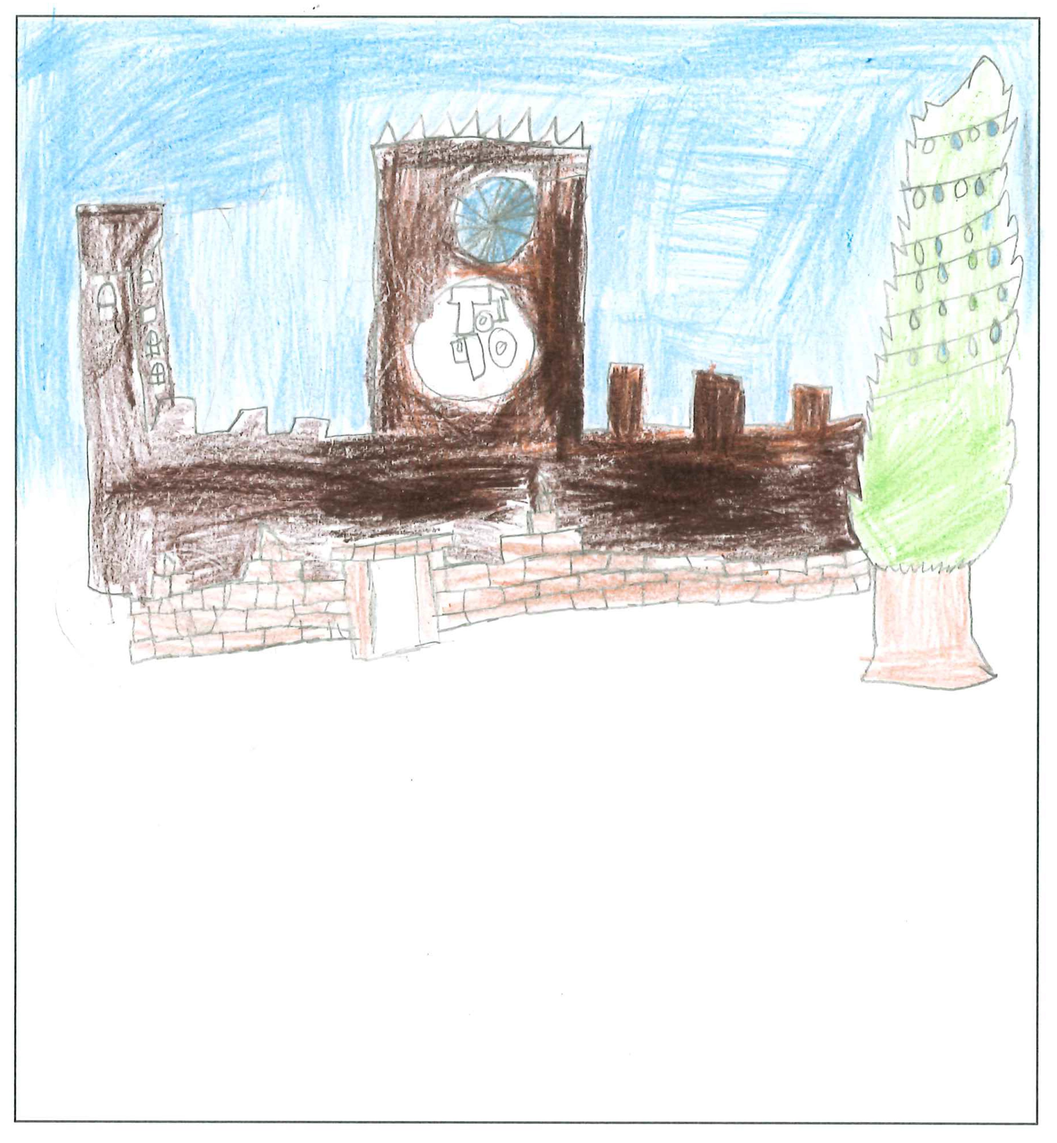 Postal del Col·legi El Pinar del concurs del TOT Sant Cugat