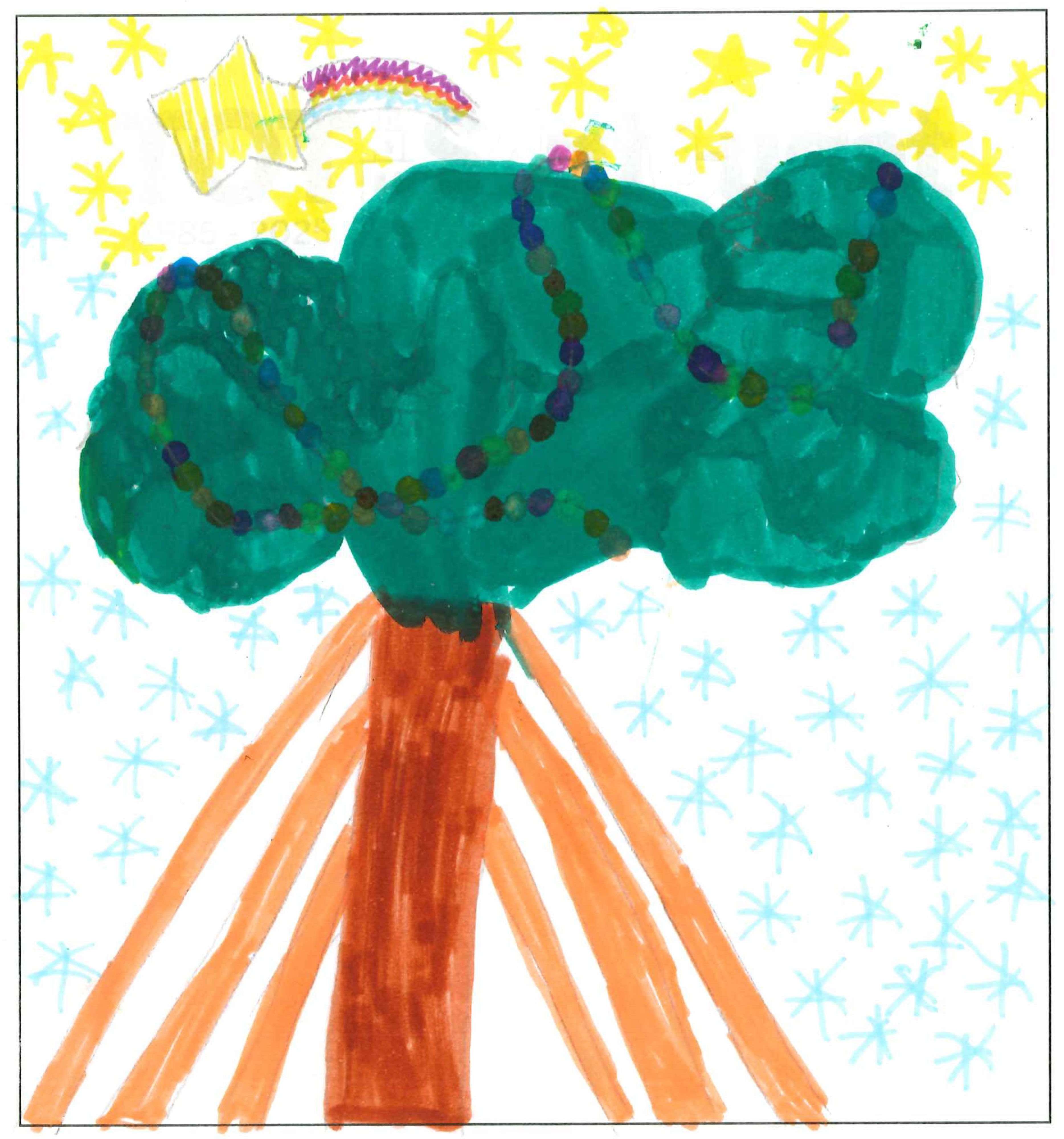 Postal de l’Escola Pi d'en Xandri del concurs del TOT Sant Cugat