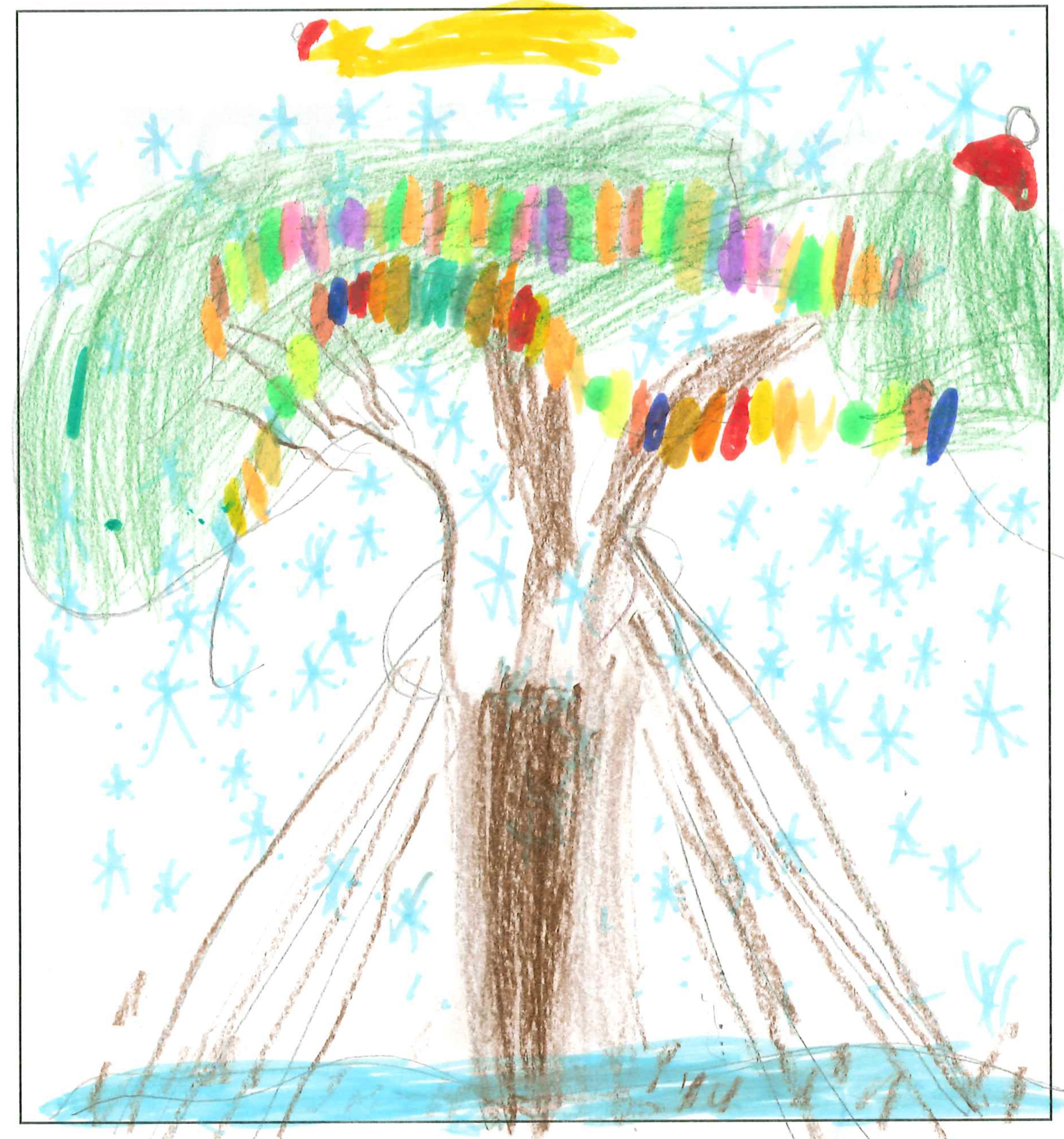 Postal de l’Escola Pi d'en Xandri del concurs del TOT Sant Cugat