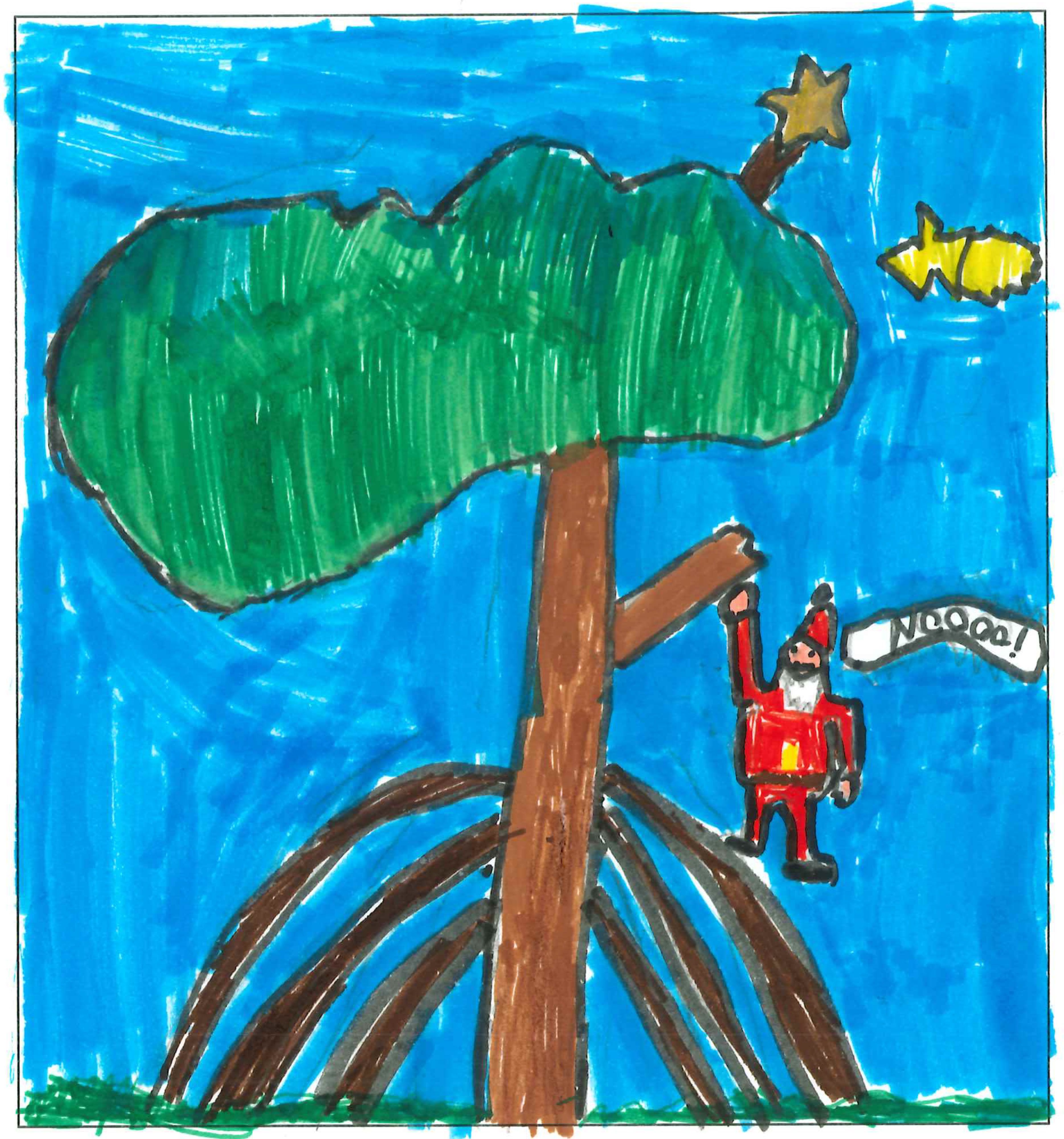 Postal de l’Escola Pi d'en Xandri del concurs del TOT Sant Cugat