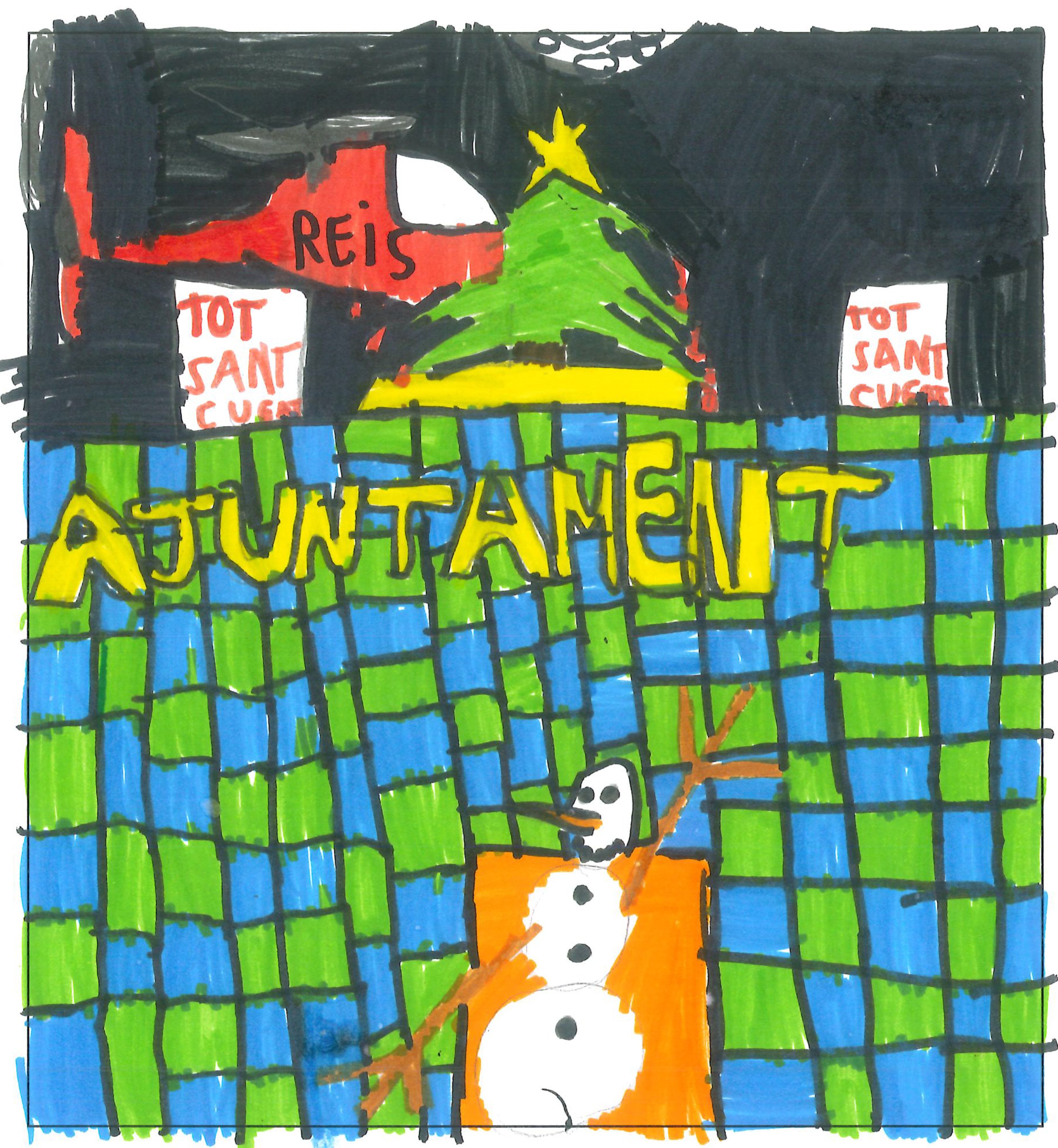 Postal de l’Escola Pins del Vallès del concurs del TOT Sant Cugat