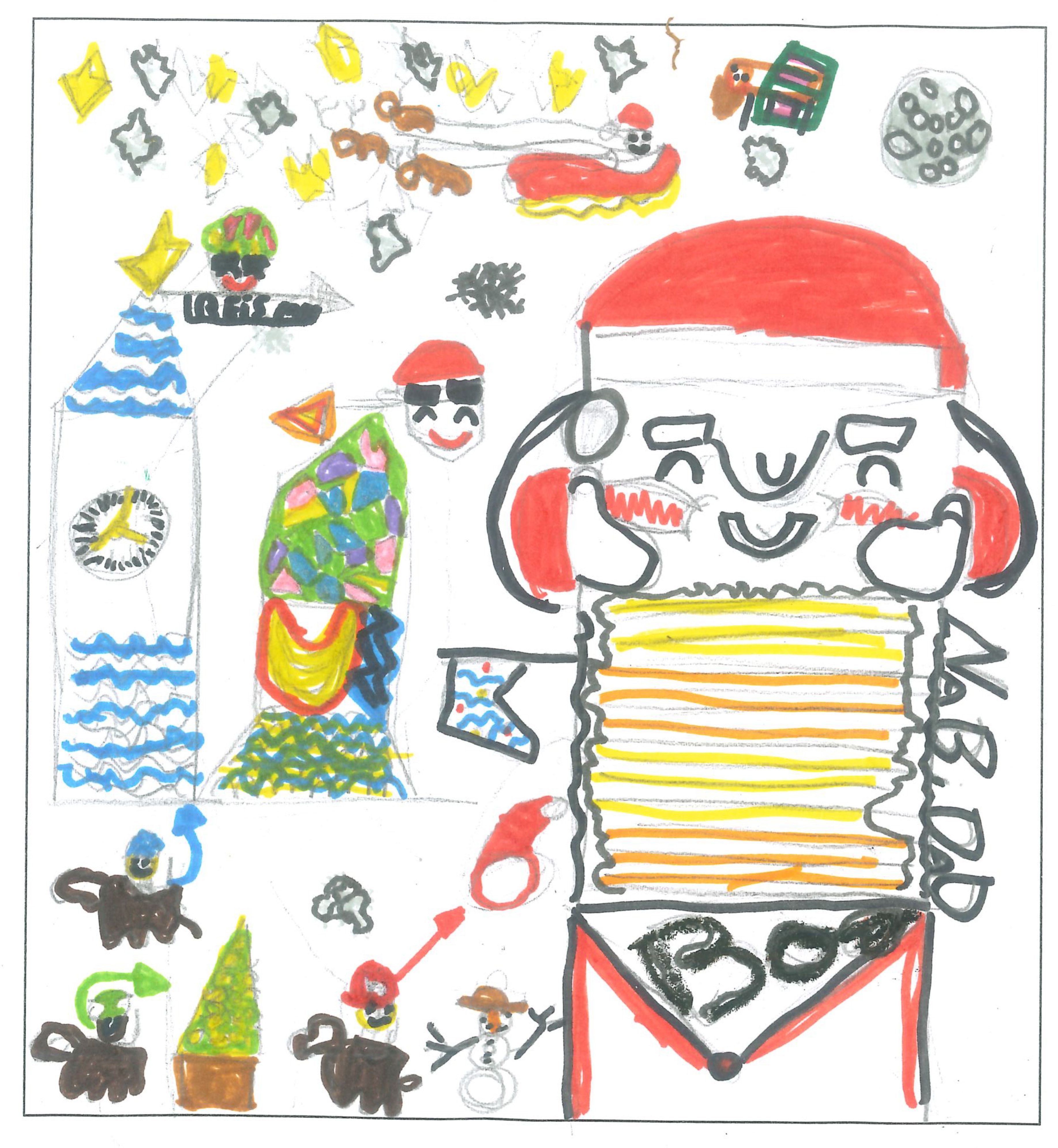 Postal de l’Escola Pins del Vallès del concurs del TOT Sant Cugat