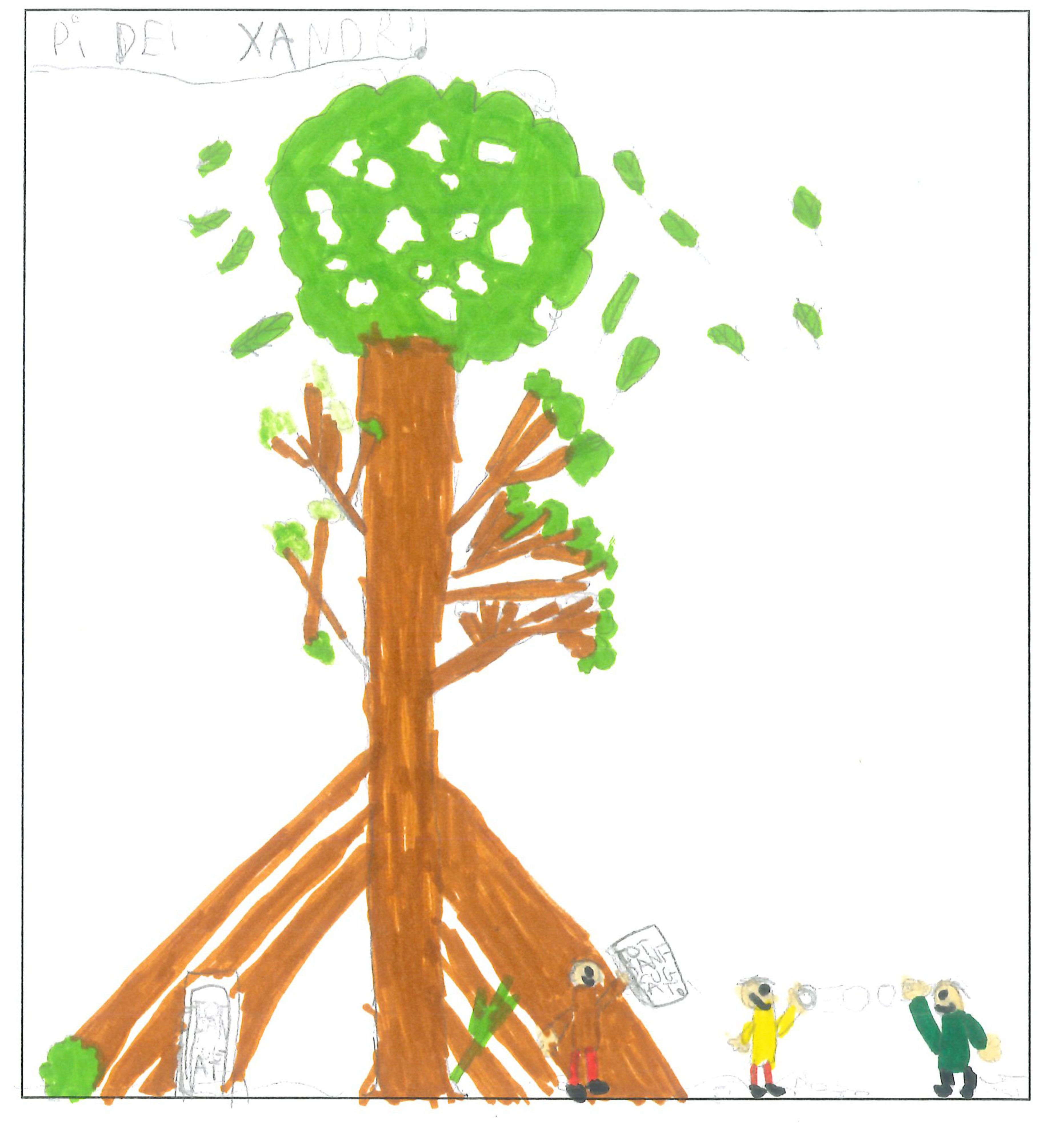 Postal de l’Escola Pins del Vallès del concurs del TOT Sant Cugat