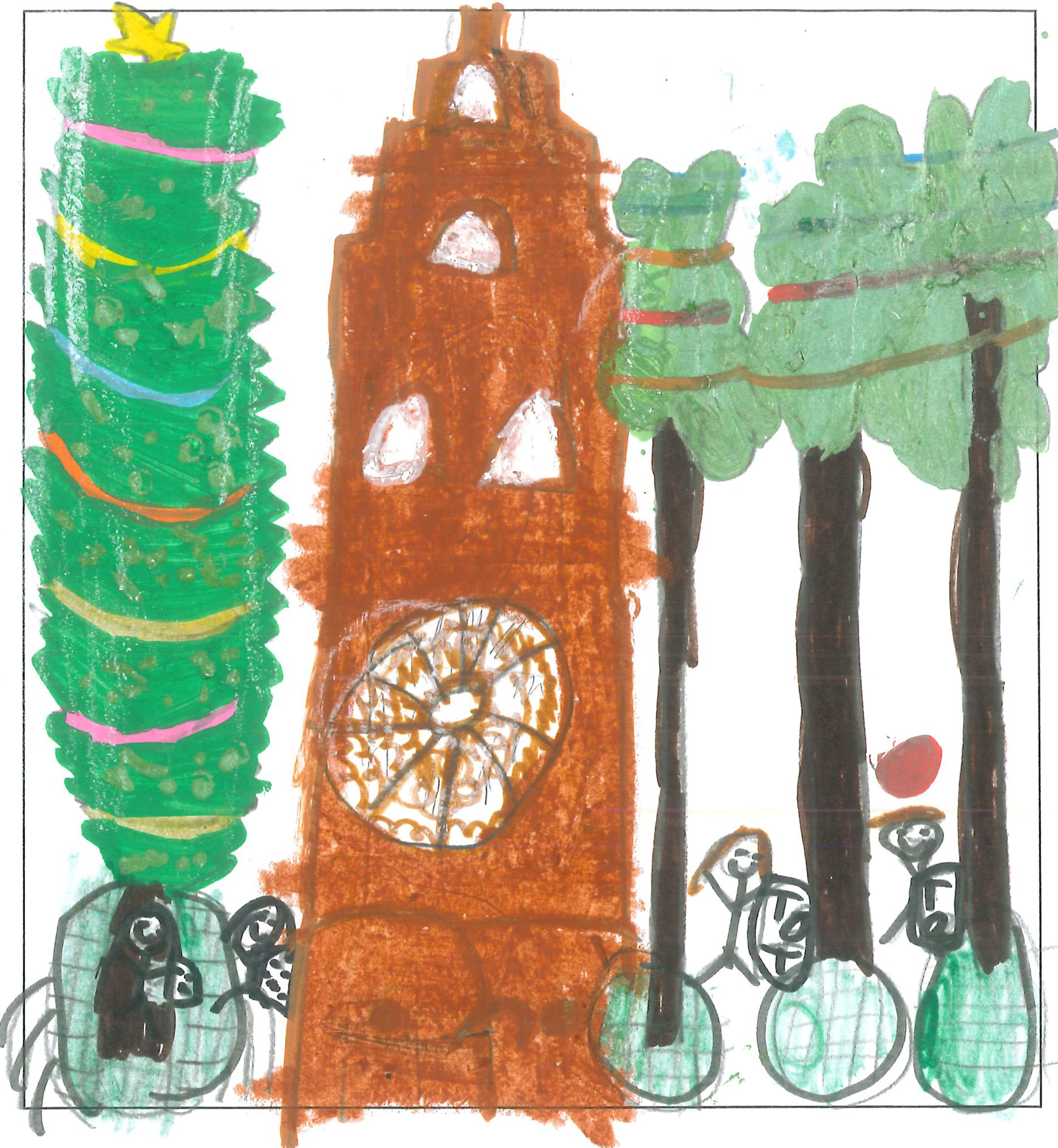 Postal de l’Escola Pins del Vallès del concurs del TOT Sant Cugat