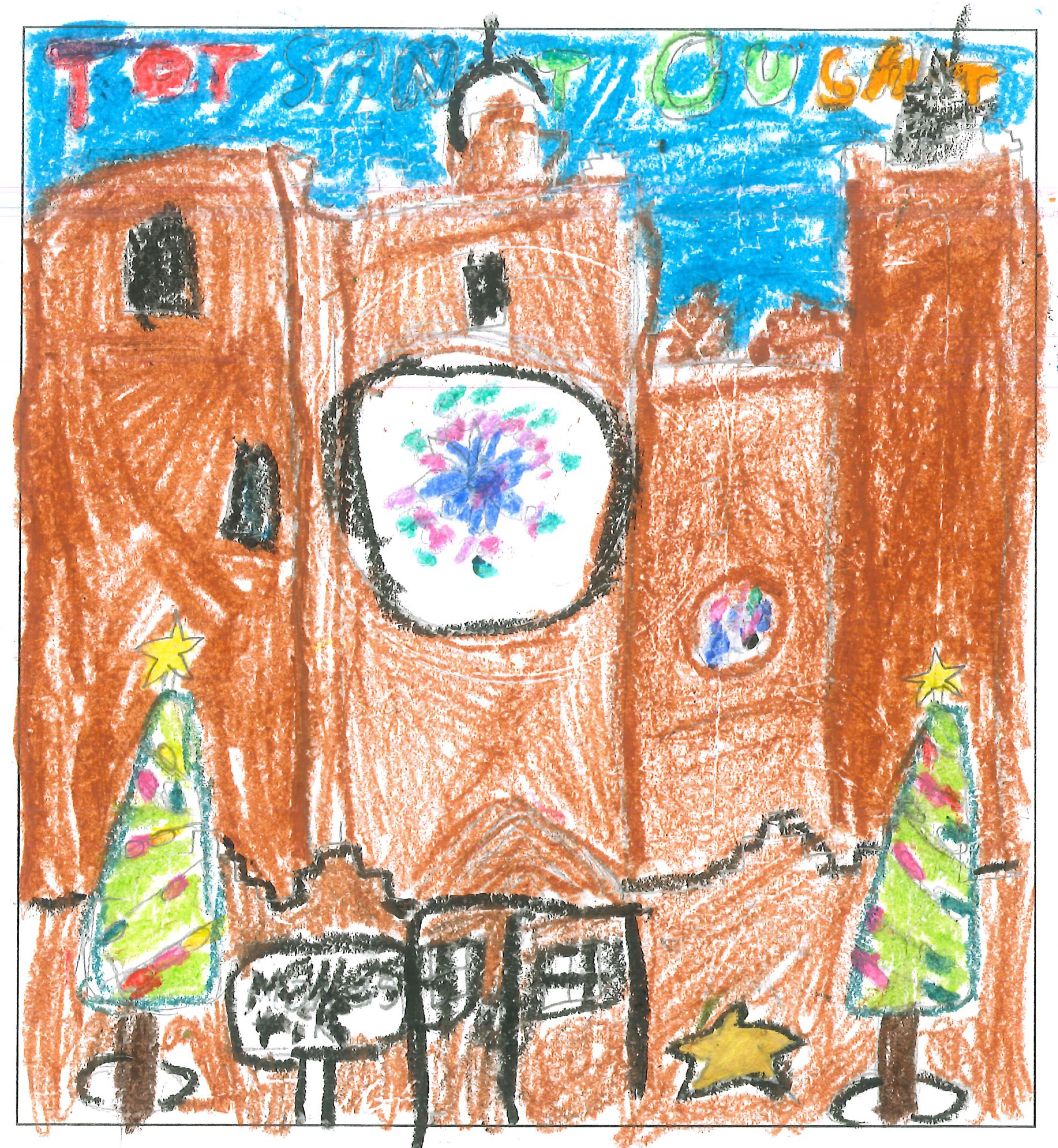 Postal de l’Escola Pins del Vallès del concurs del TOT Sant Cugat