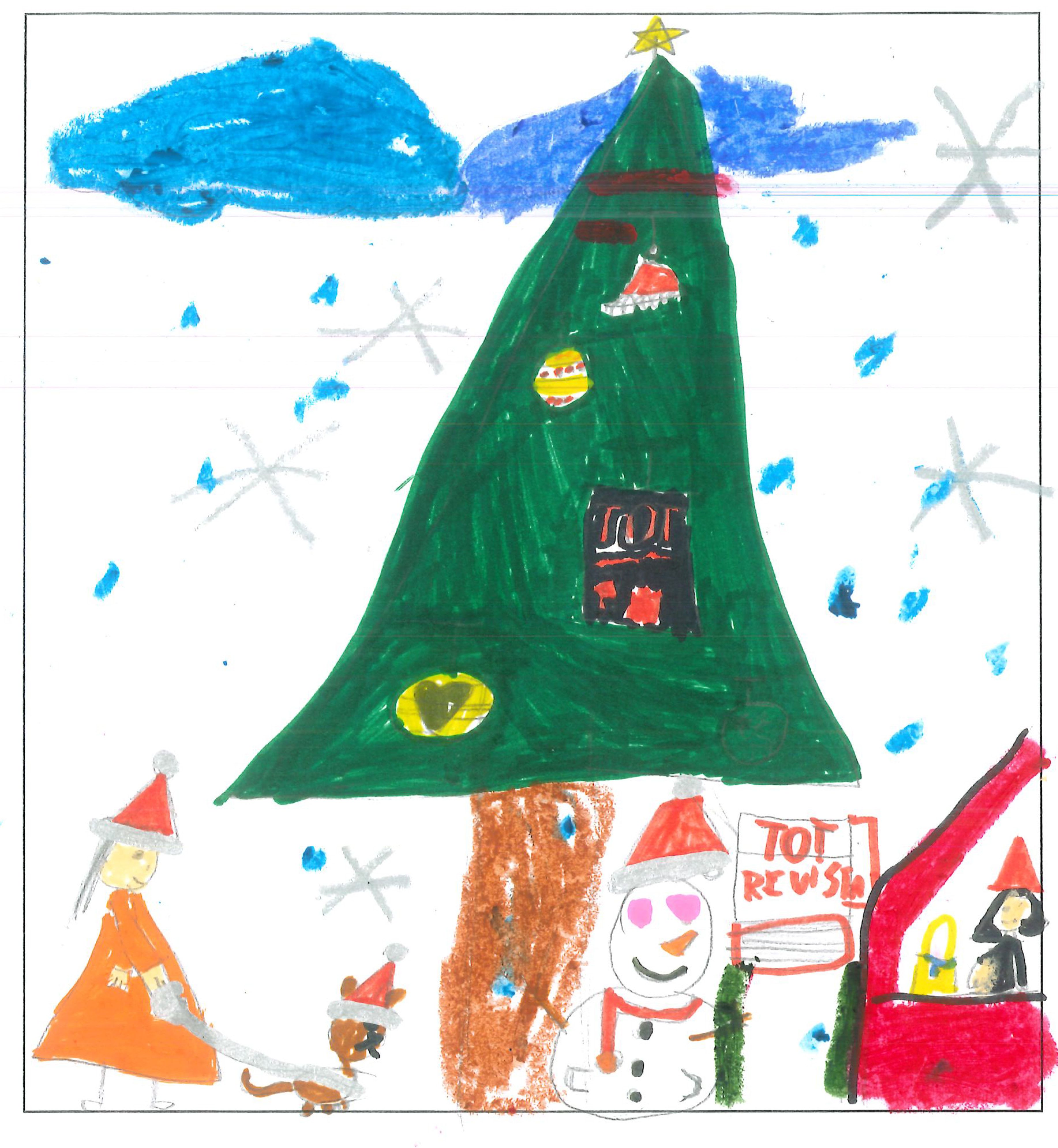 Postal de l’Escola Pins del Vallès del concurs del TOT Sant Cugat