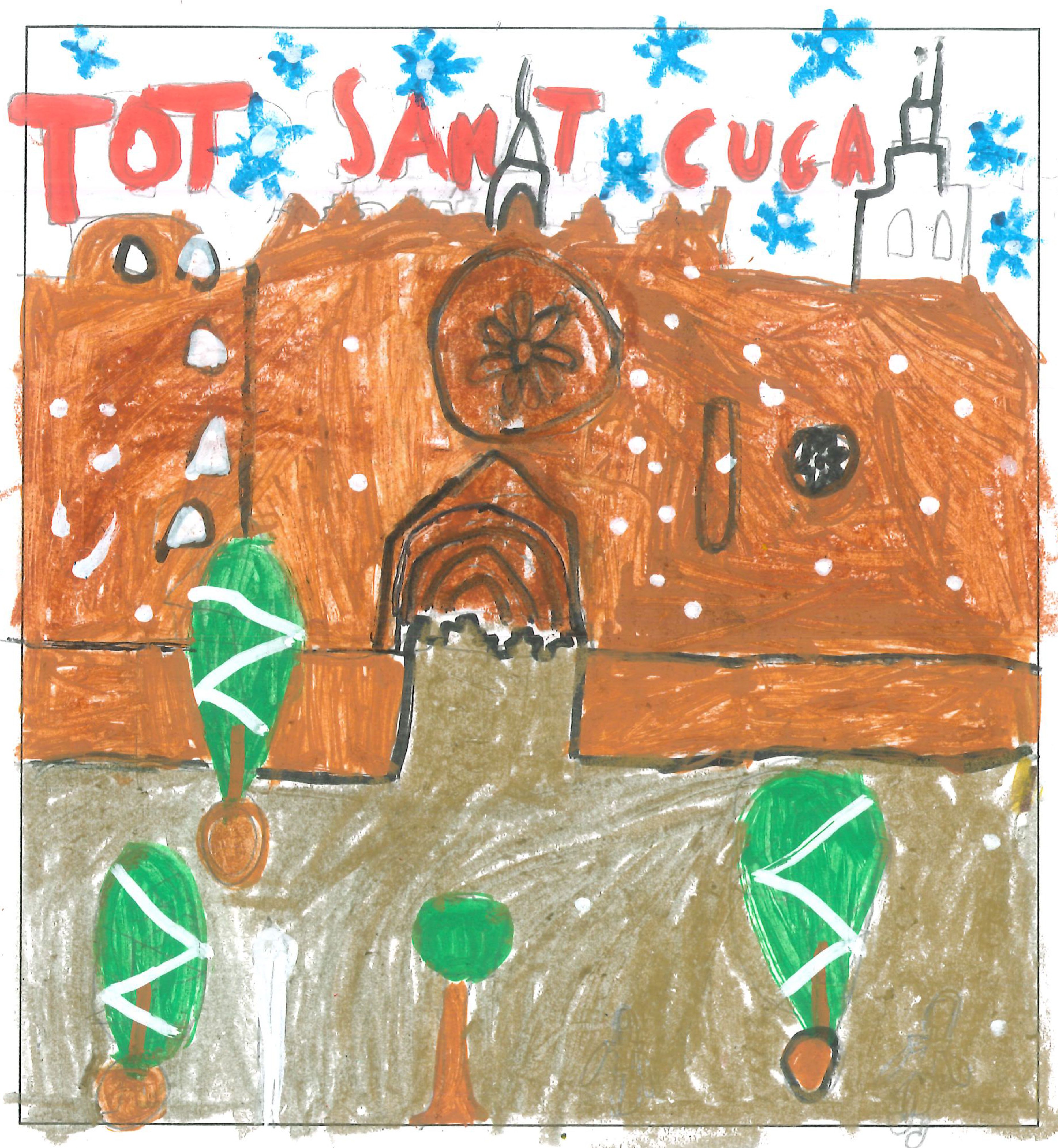 Postal de l’Escola Pins del Vallès del concurs del TOT Sant Cugat