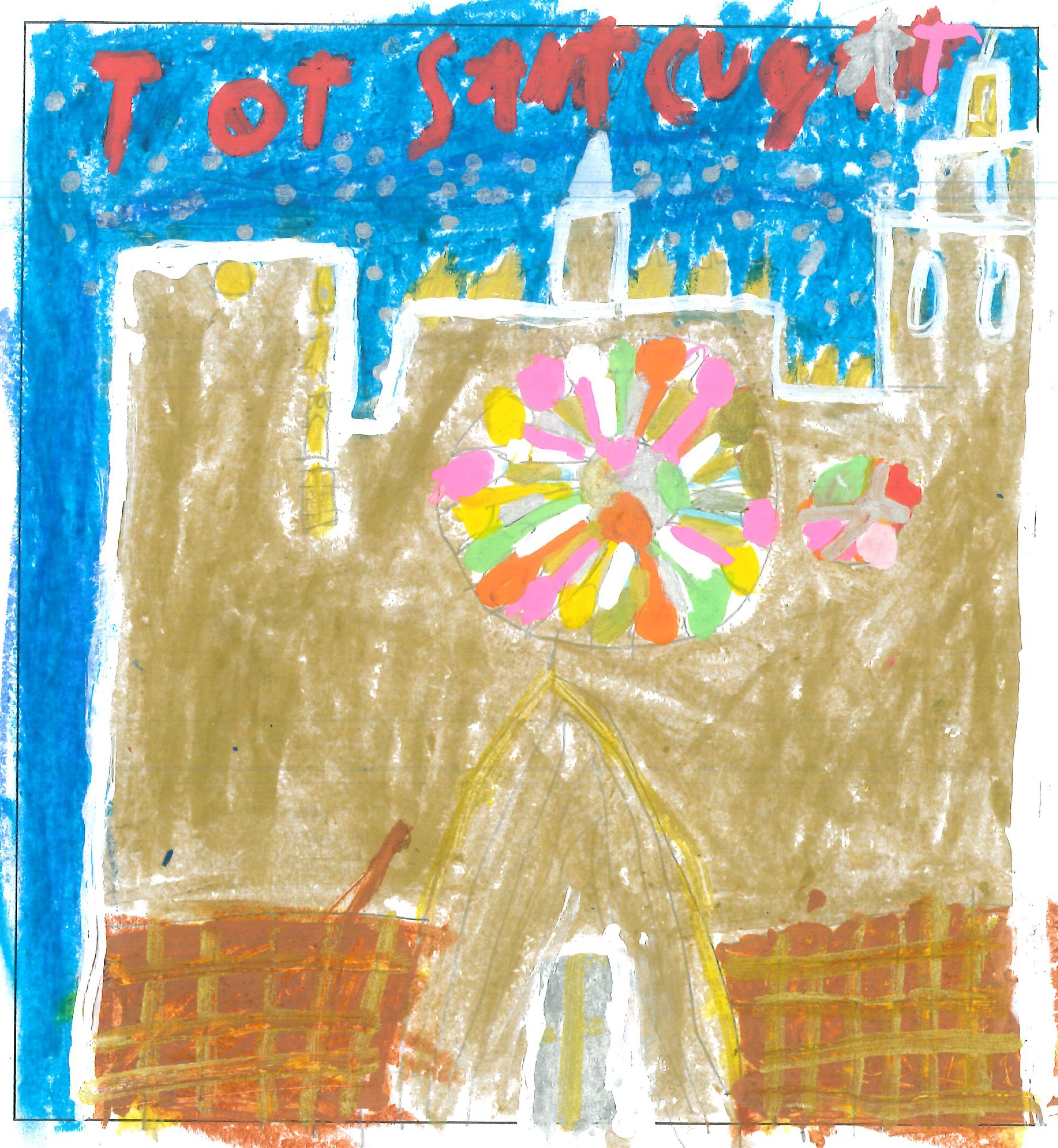 Postal de l’Escola Pins del Vallès del concurs del TOT Sant Cugat