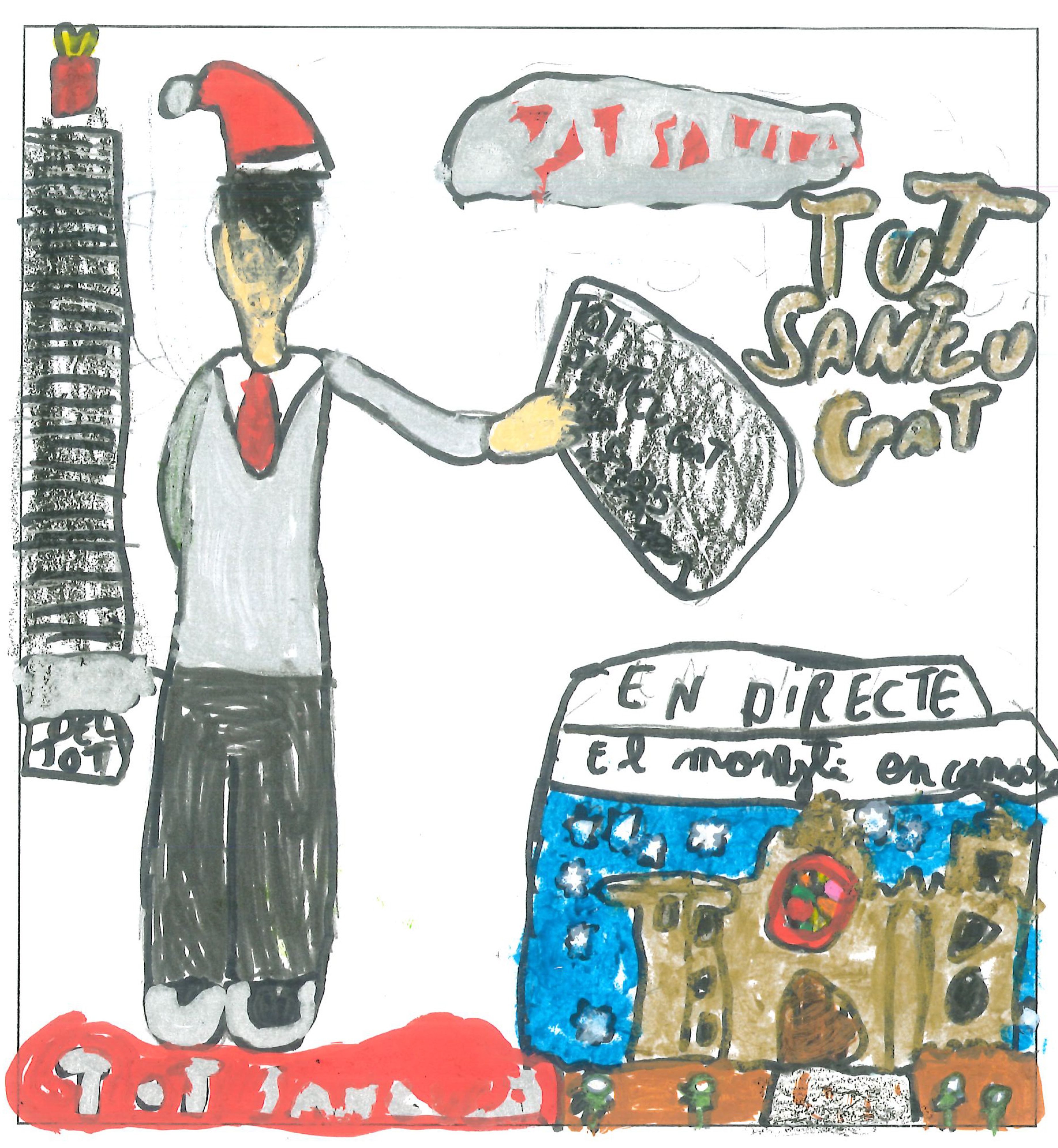 Postal de l’Escola Pins del Vallès del concurs del TOT Sant Cugat