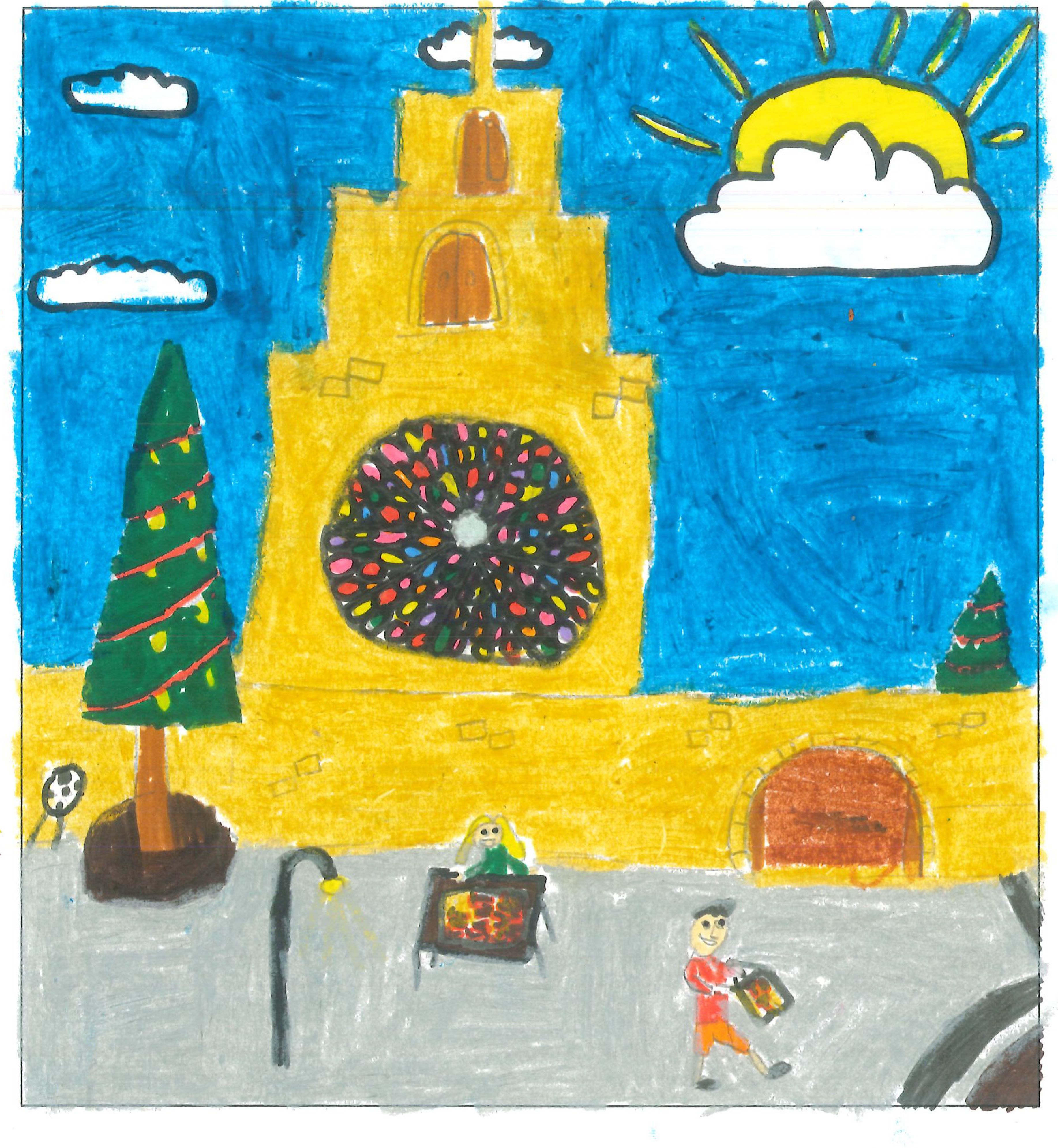 Postal de l’Escola Pins del Vallès del concurs del TOT Sant Cugat