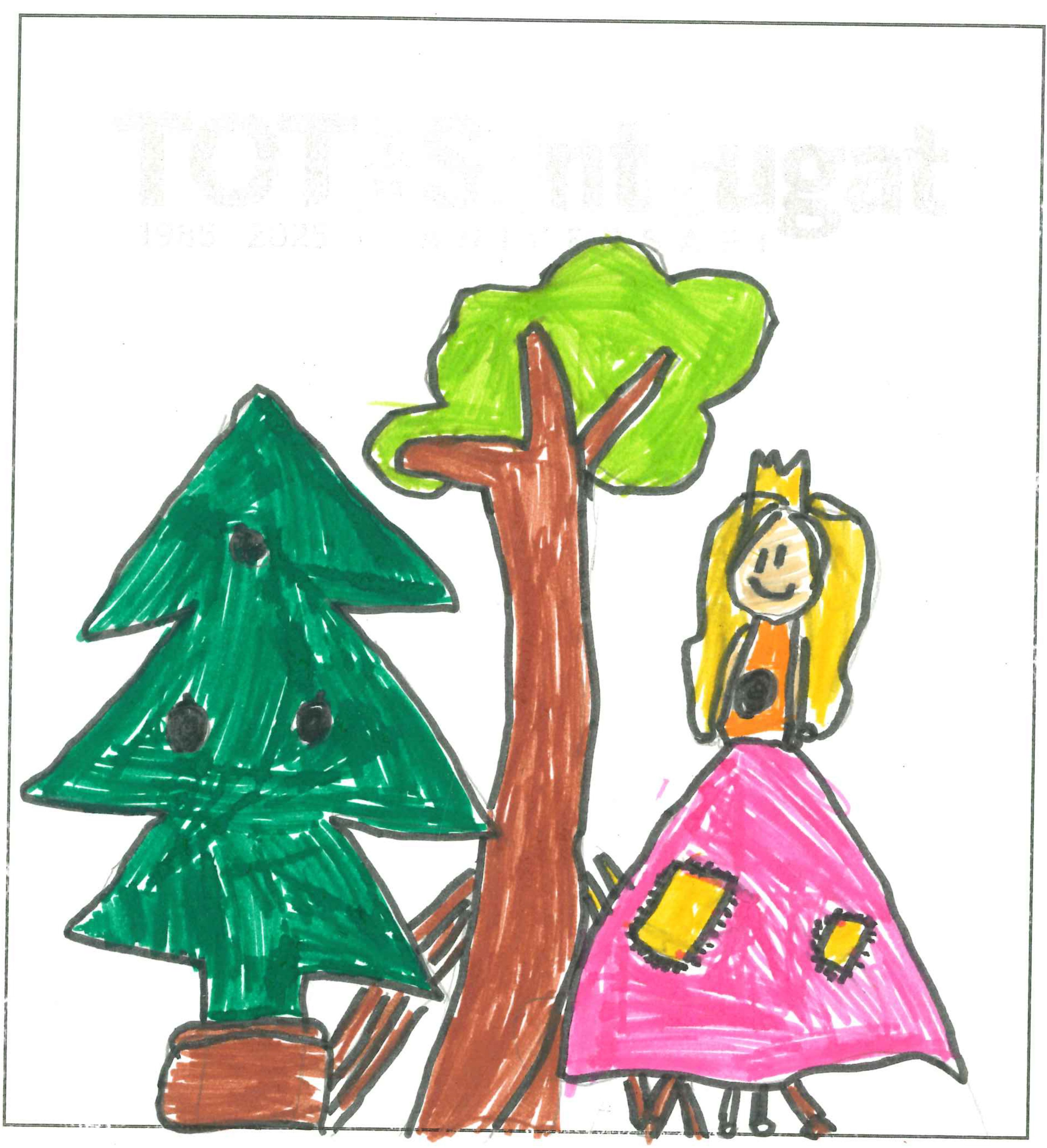 Postal de l'Institut Escola Catalunya del concurs del TOT Sant Cugat