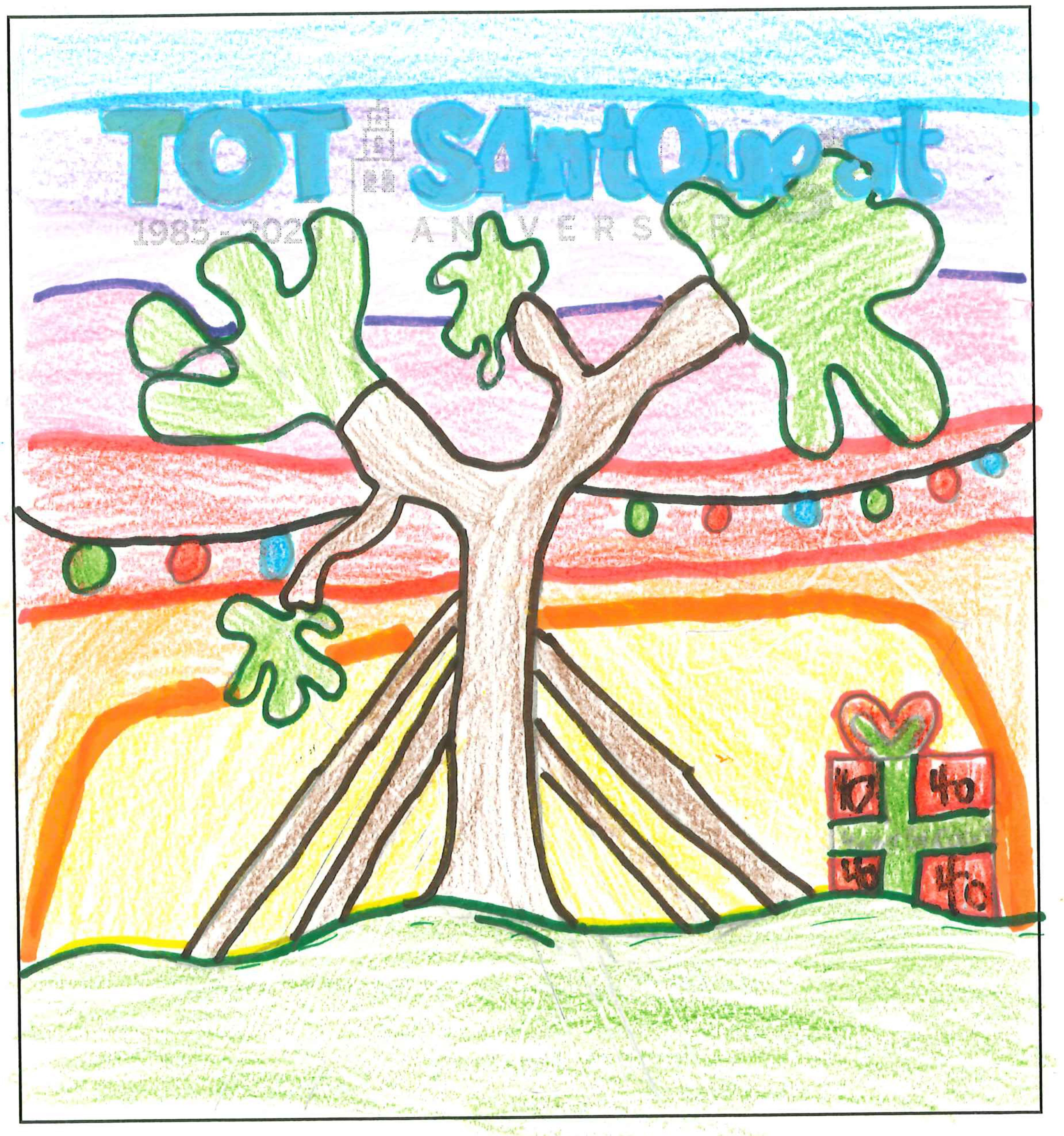 Postal de la European International School of Barcelona del concurs del TOT Sant Cugat