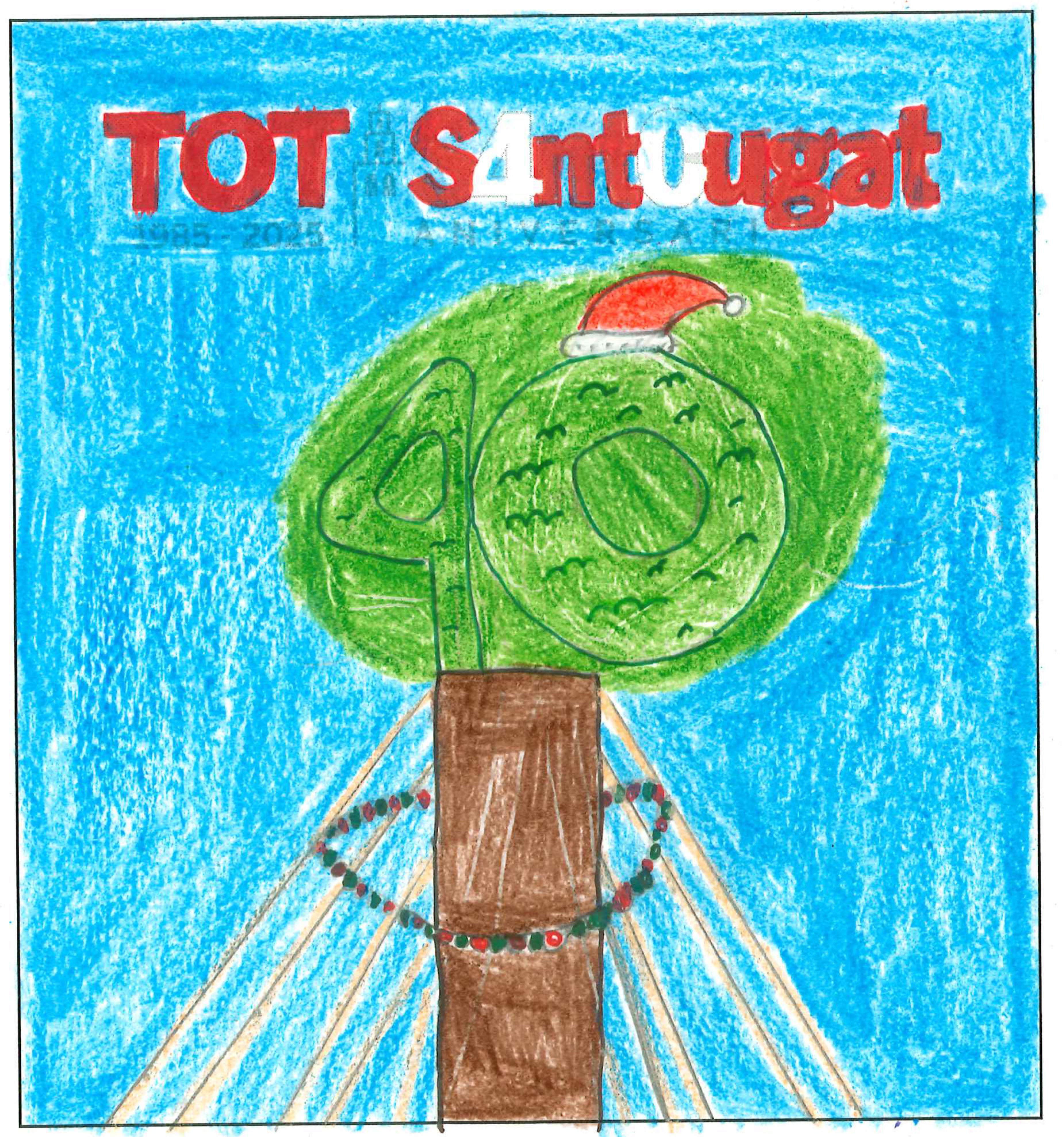 Postal de la European International School of Barcelona del concurs del TOT Sant Cugat