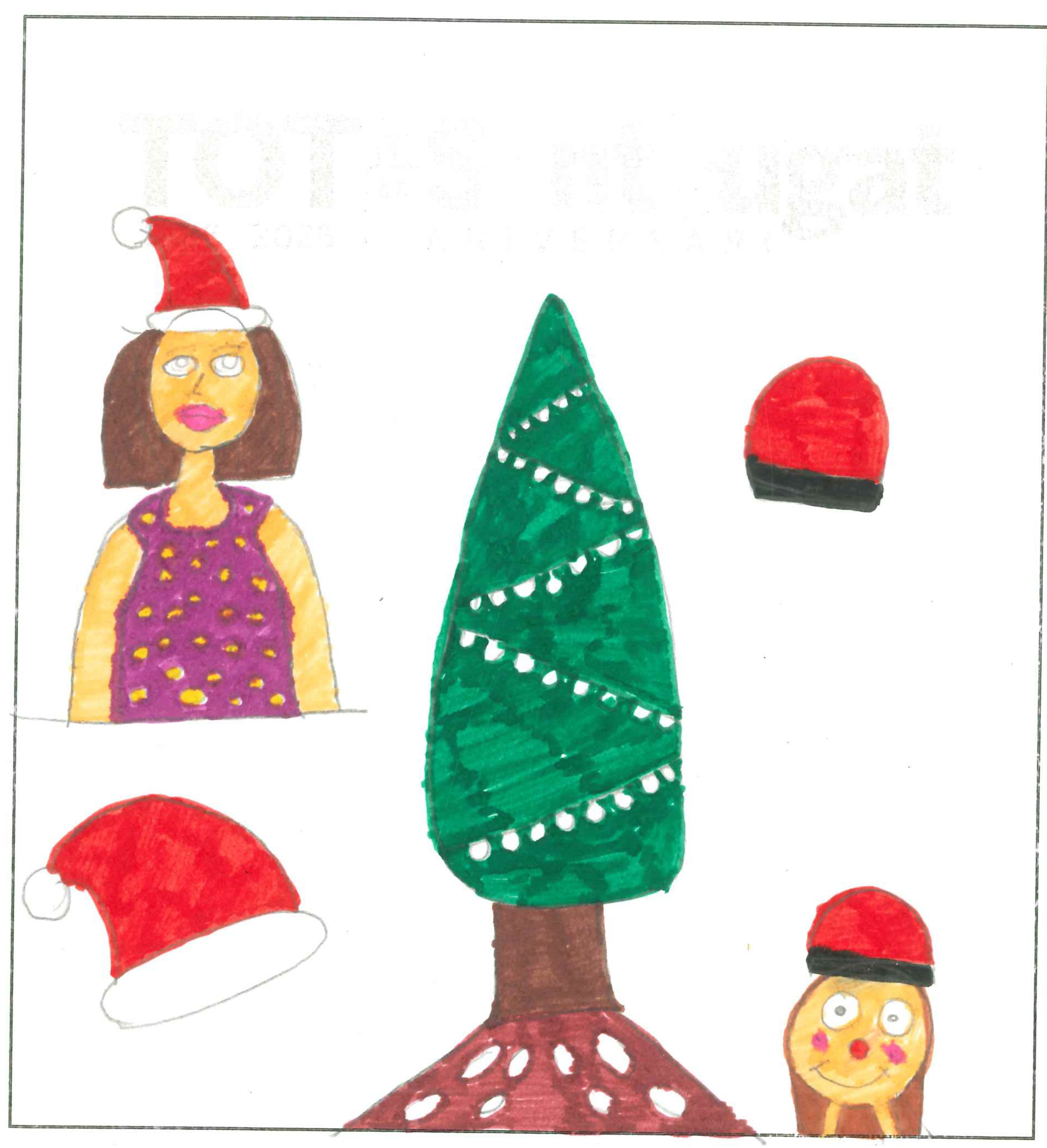 Postal de l'Institut Escola Catalunya del concurs del TOT Sant Cugat