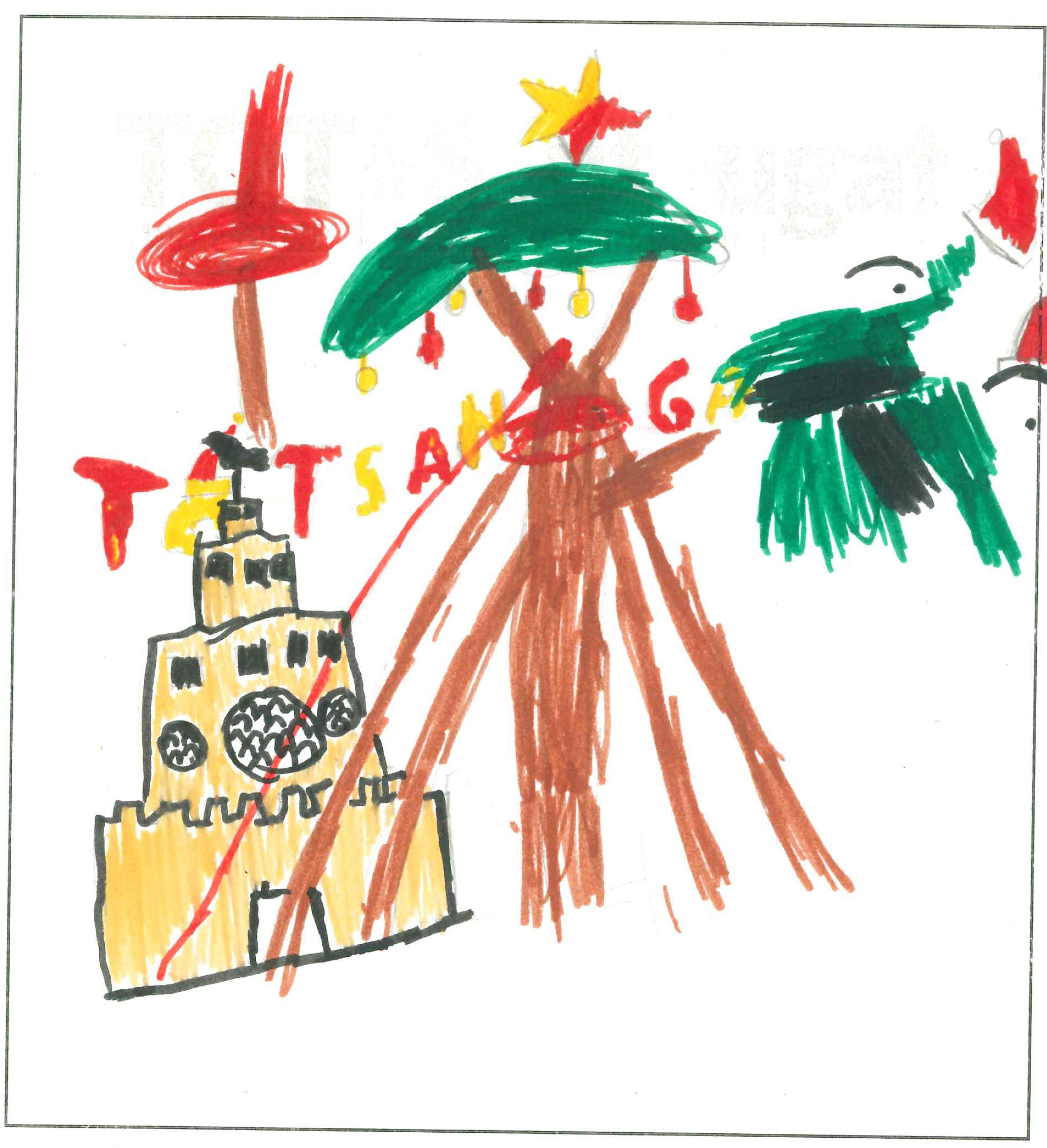 Postal de l'Institut Escola Catalunya del concurs del TOT Sant Cugat