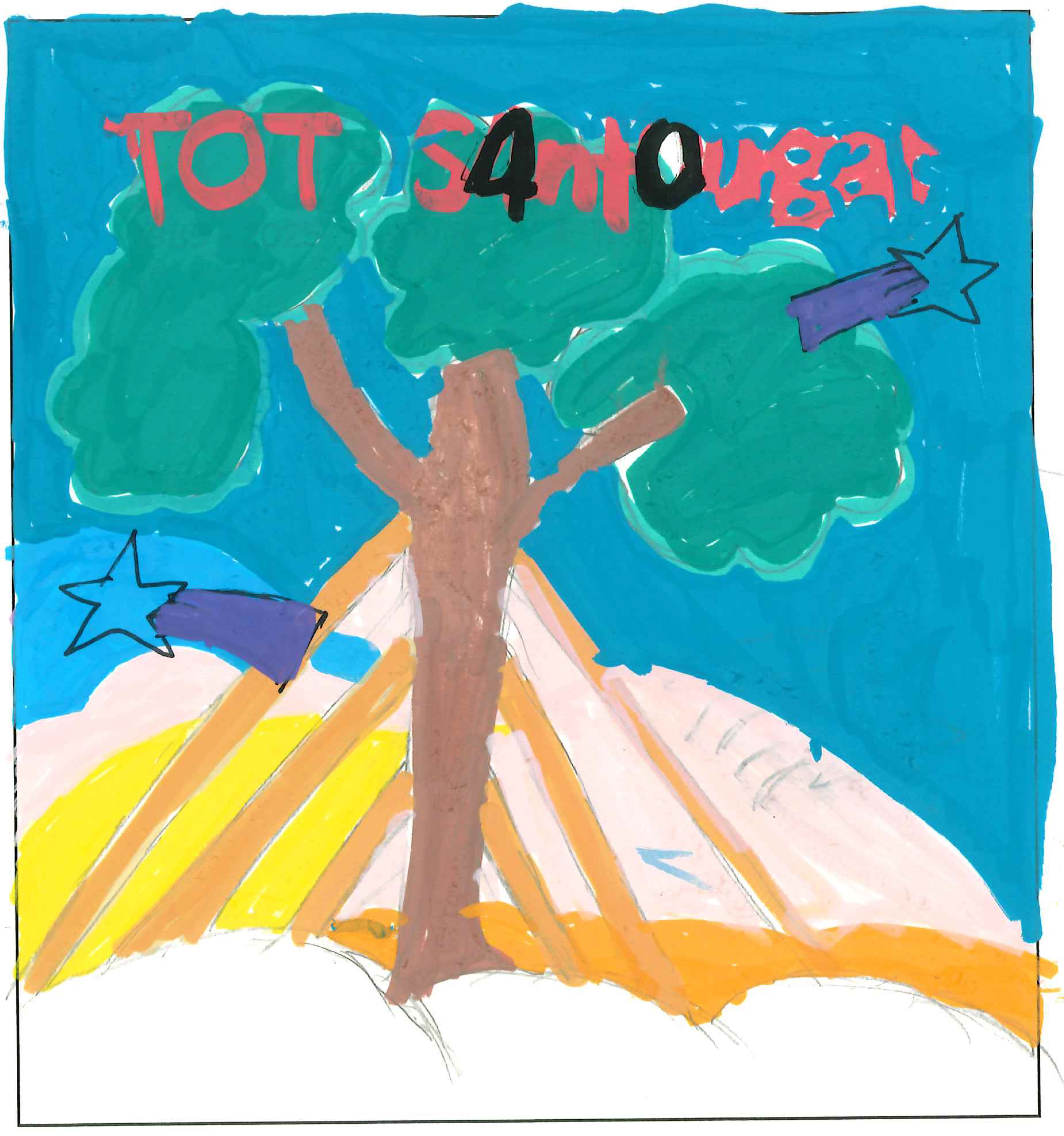 Postal de la European International School of Barcelona del concurs del TOT Sant Cugat