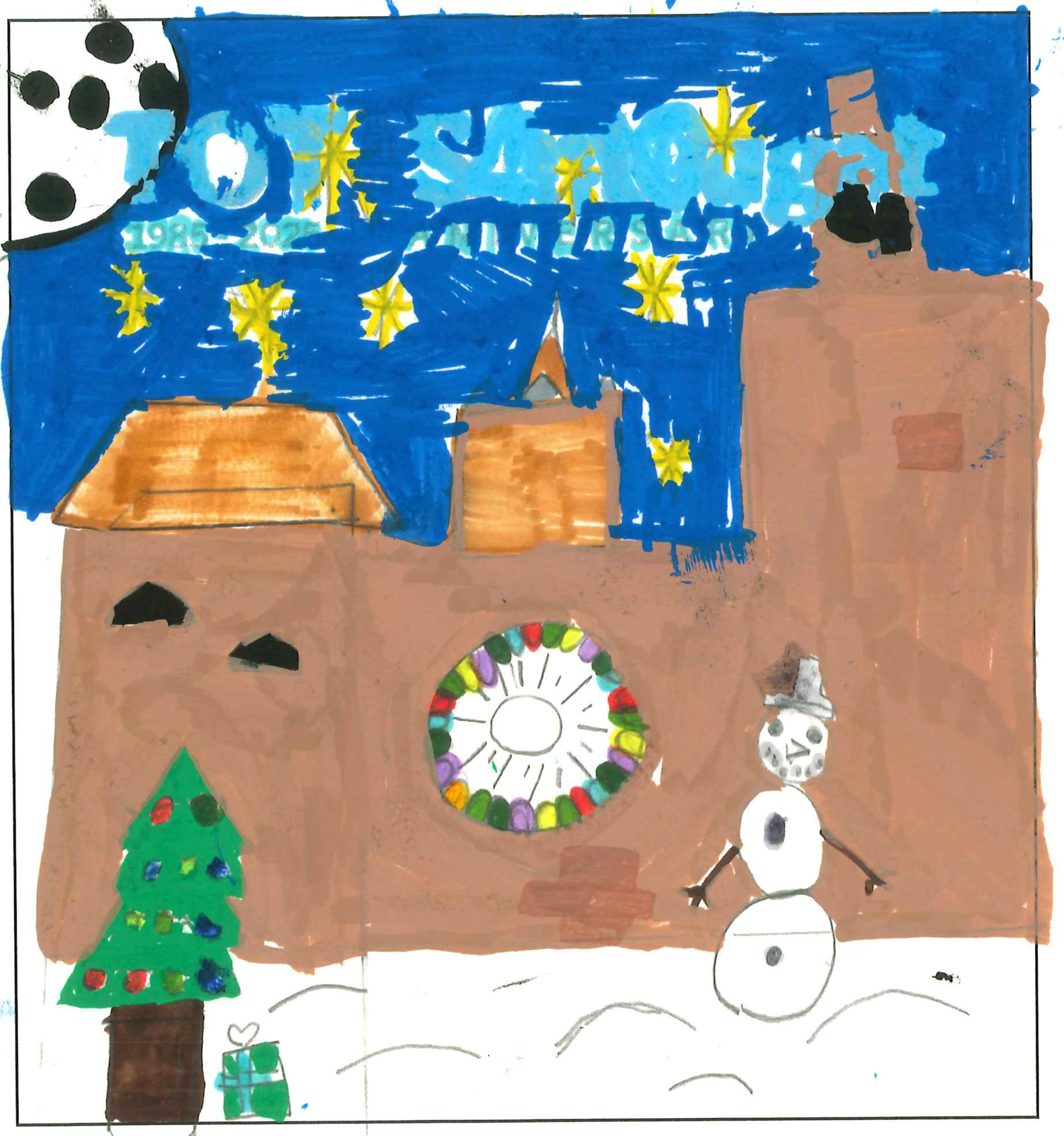 Postal de la European International School of Barcelona del concurs del TOT Sant Cugat