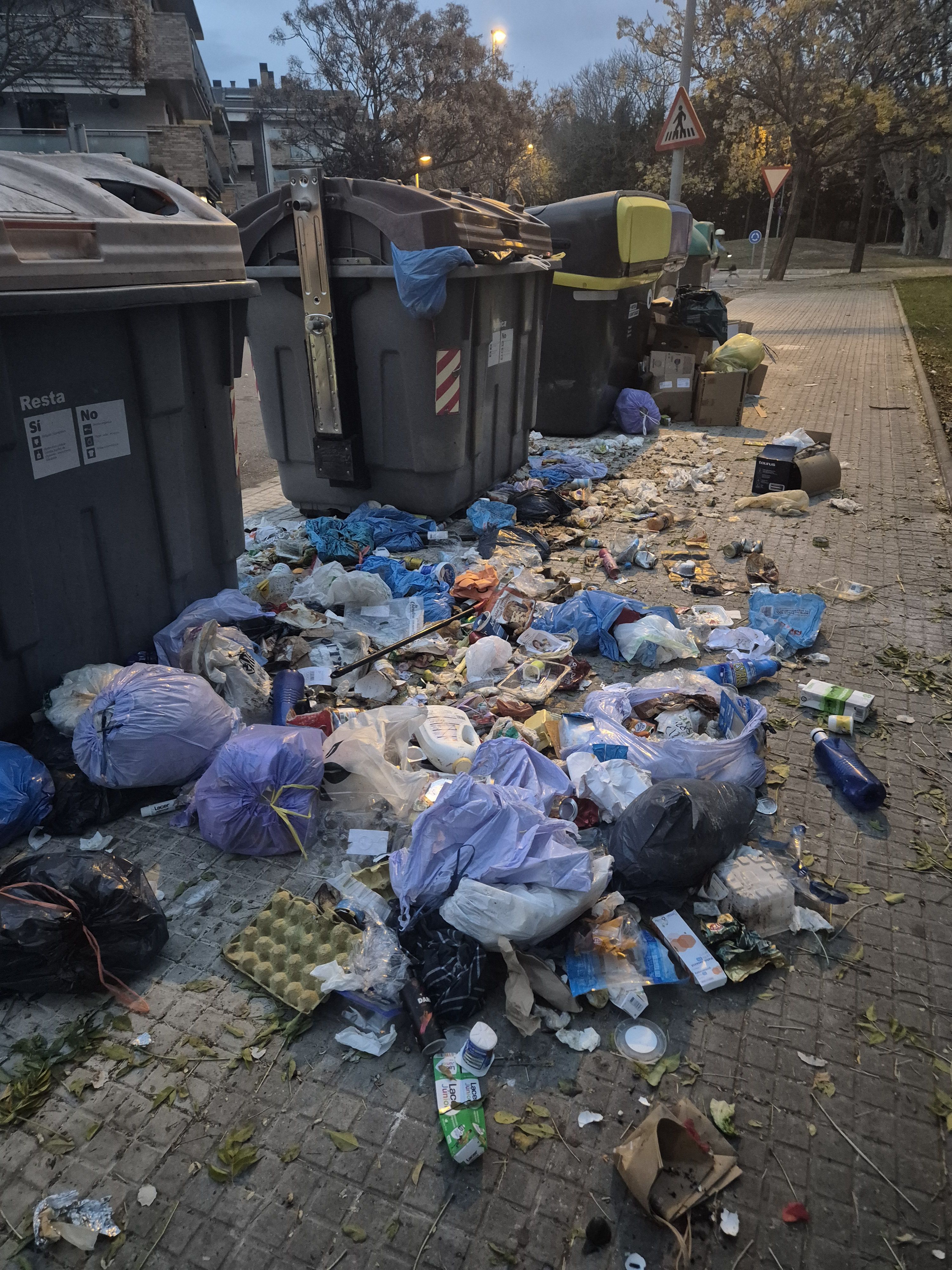 Problemes a la zona de Can Cabassa. FOTO: Carlos Nolla