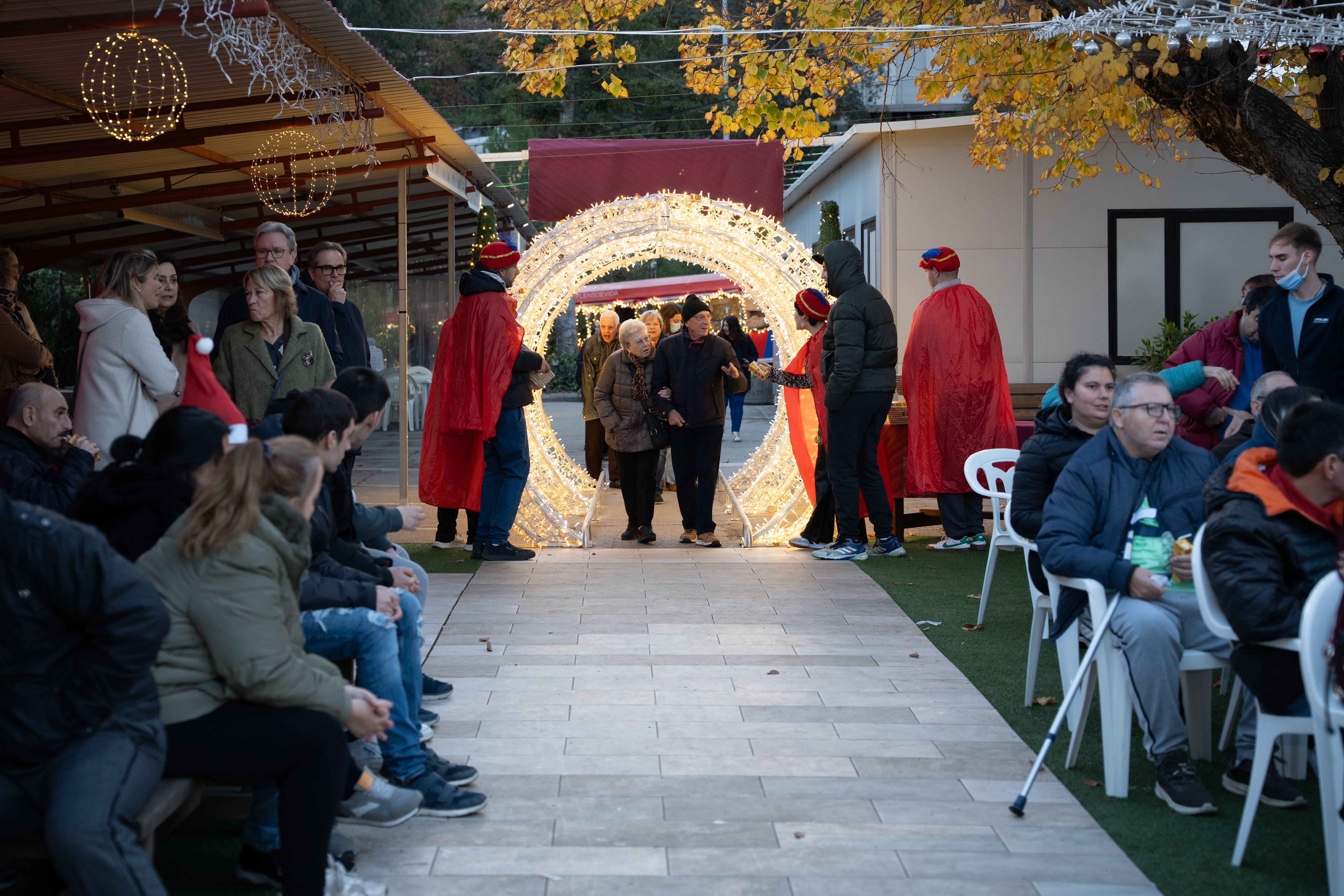   Encesa de llums de Nadal a Catalònia Fundació Creactiva 2025. Carme de Olazábal