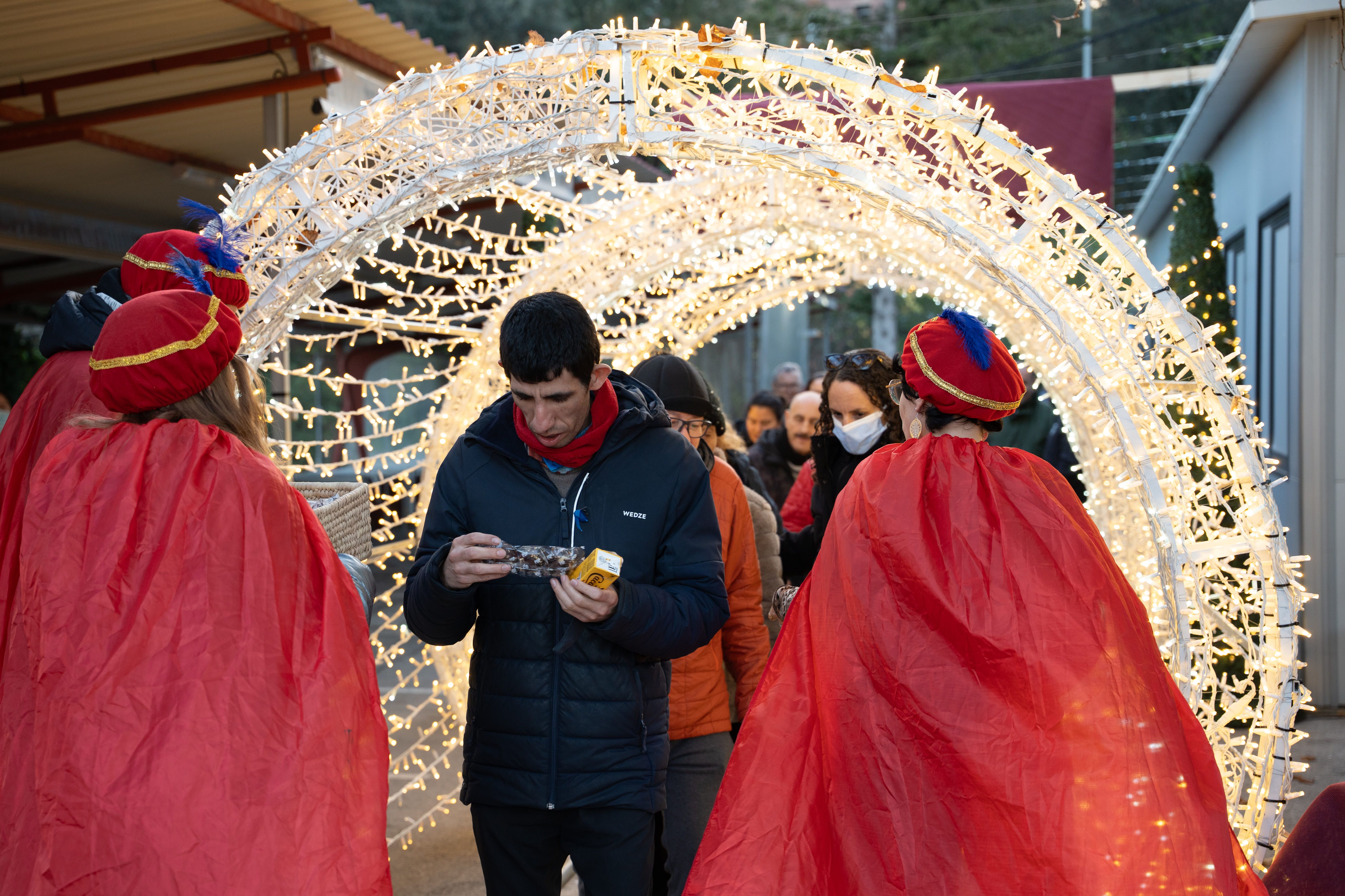  Encesa de llums de Nadal a Catalònia Fundació Creactiva 2025. Carme de Olazábal