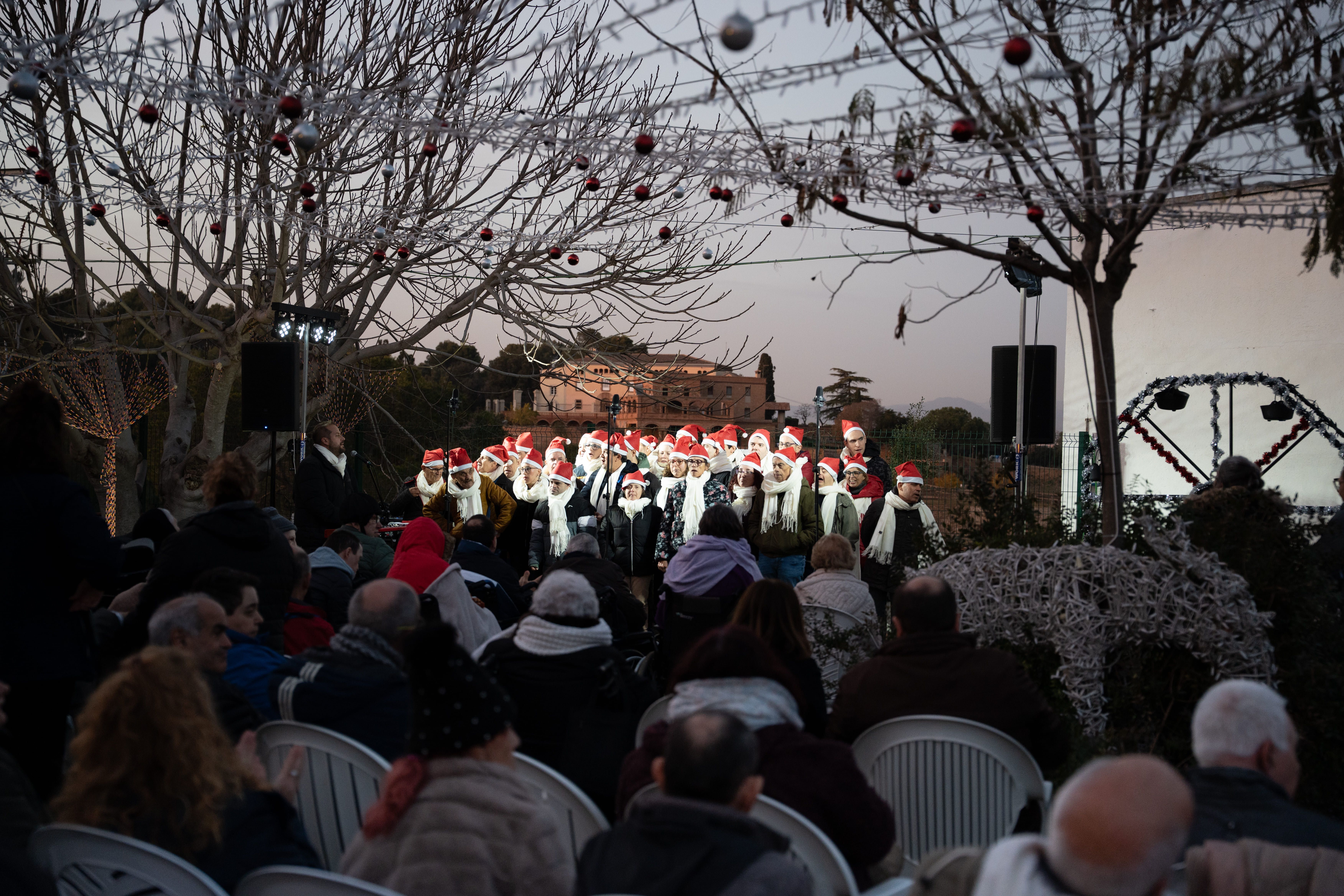  Encesa de llums de Nadal a Catalònia Fundació Creactiva 2025. Carme de Olazábal