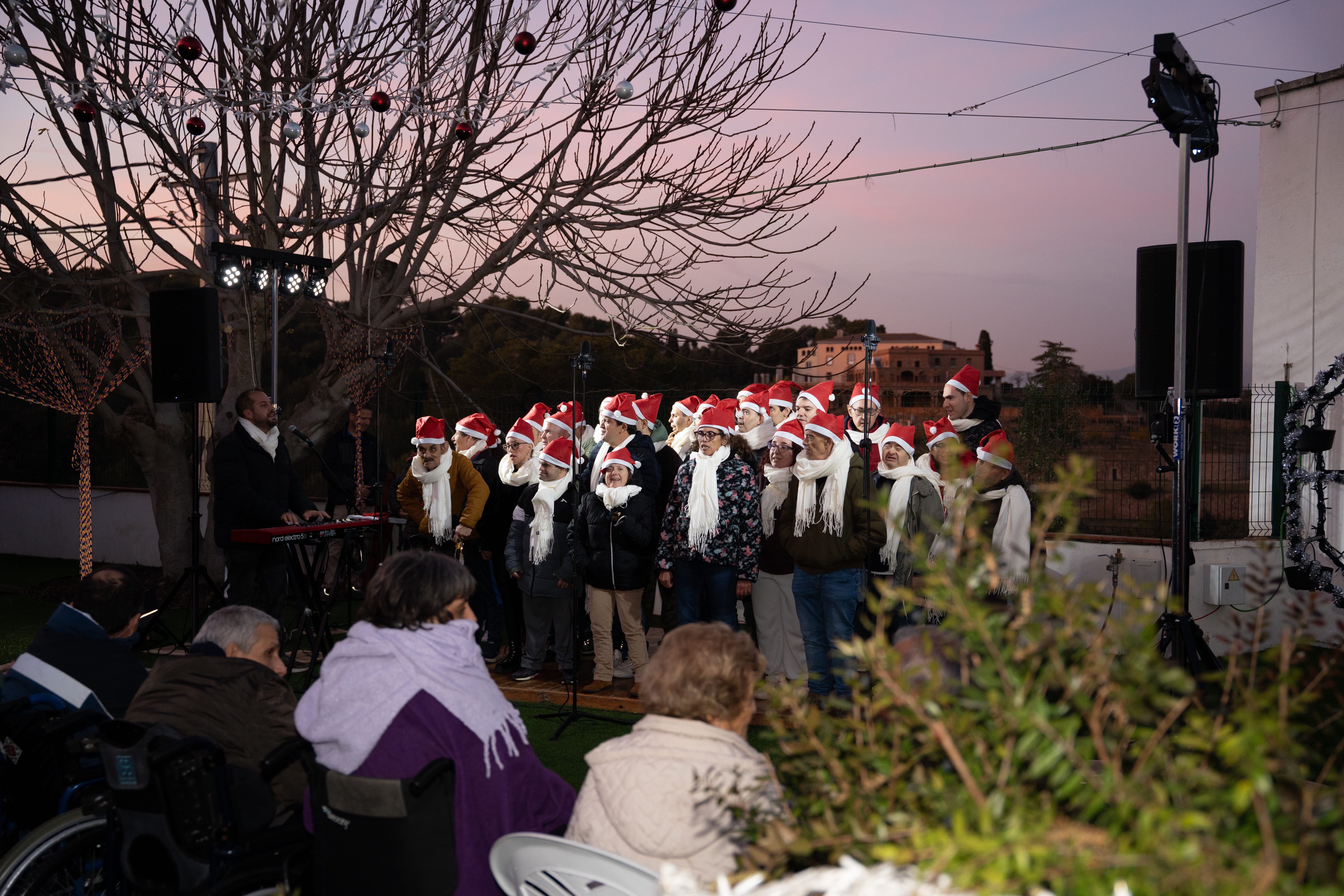  Encesa de llums de Nadal a Catalònia Fundació Creactiva 2025. Carme de Olazábal