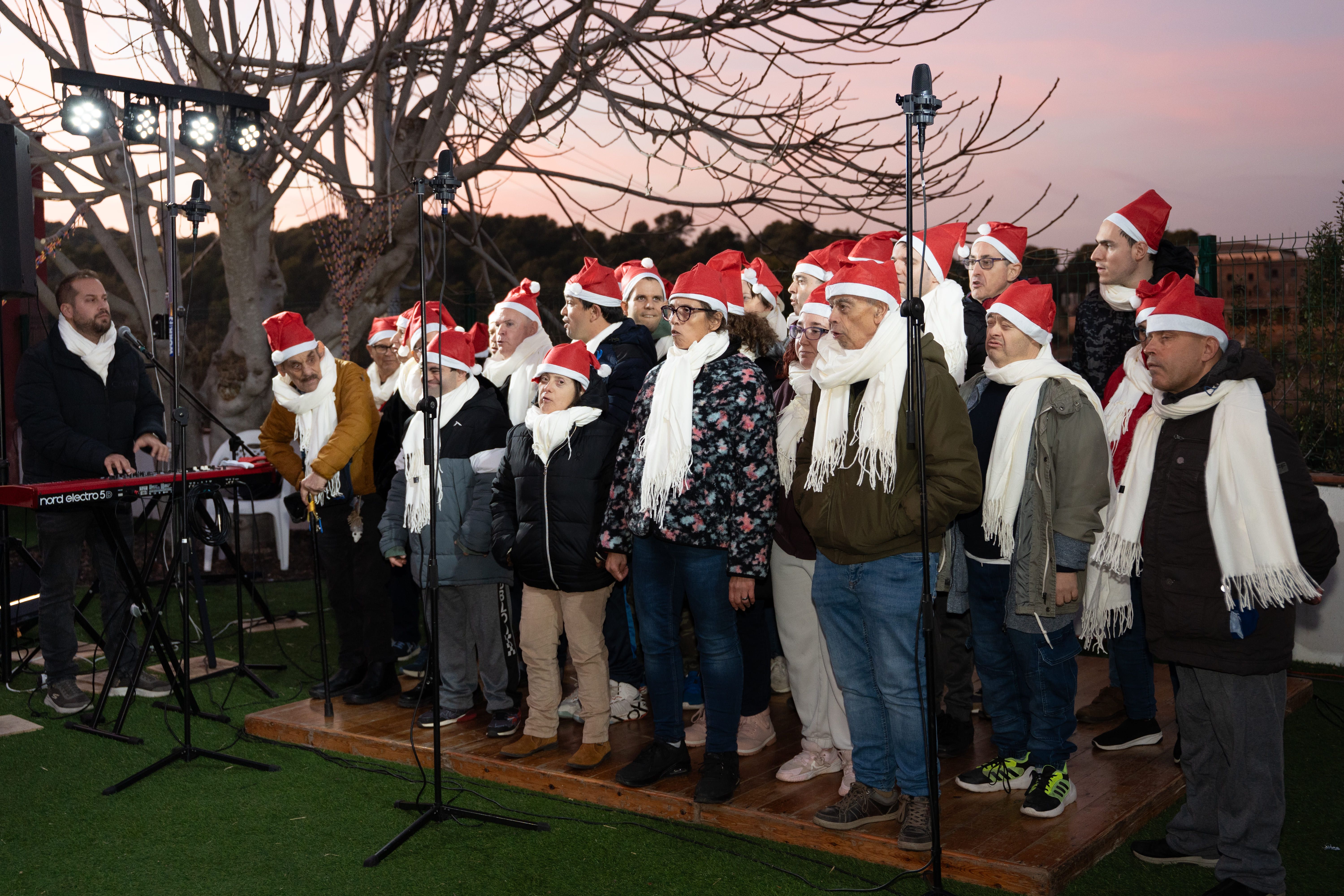  Encesa de llums de Nadal a Catalònia Fundació Creactiva 2025. Carme de Olazábal
