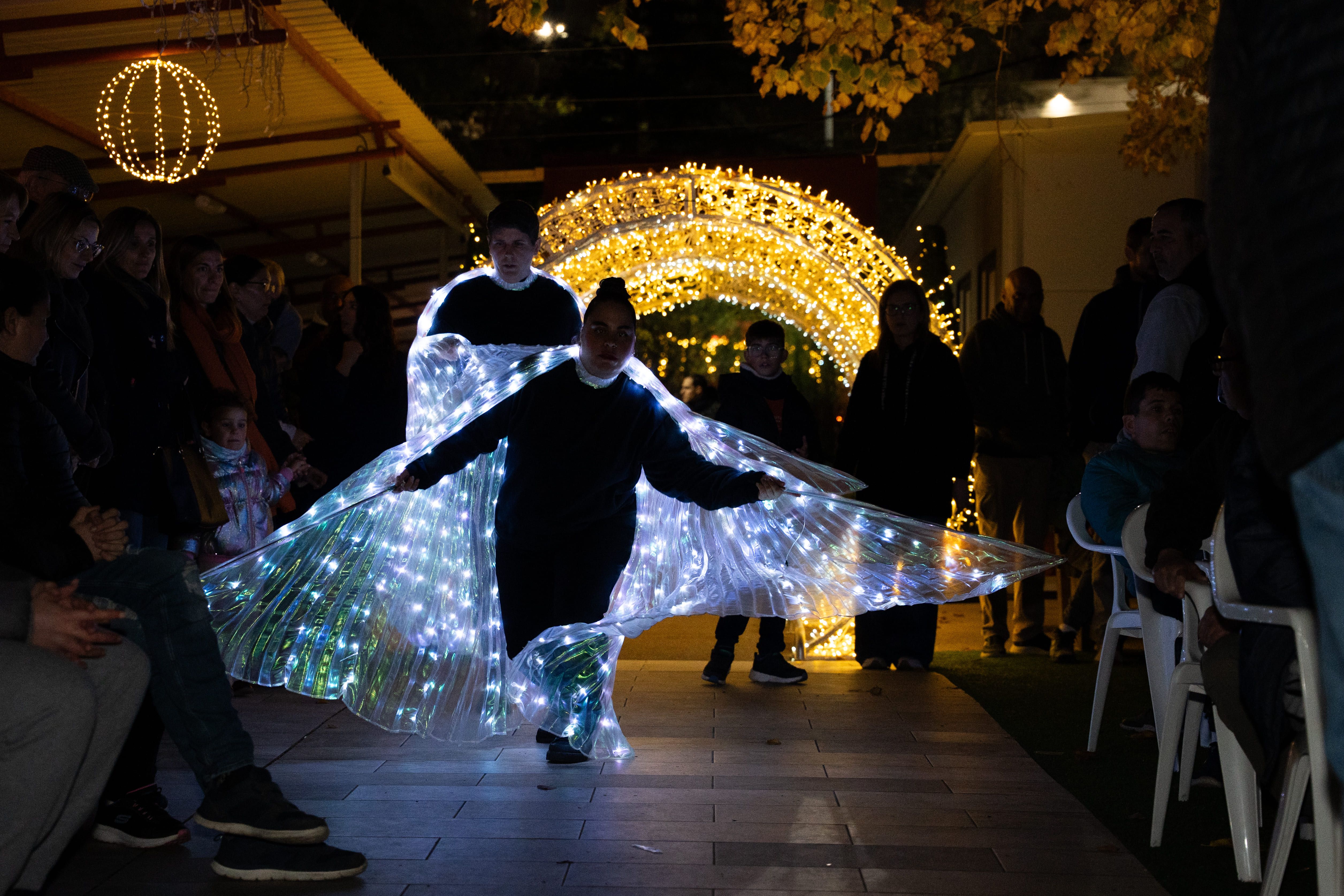  Encesa de llums de Nadal a Catalònia Fundació Creactiva 2025. Carme de Olazábal