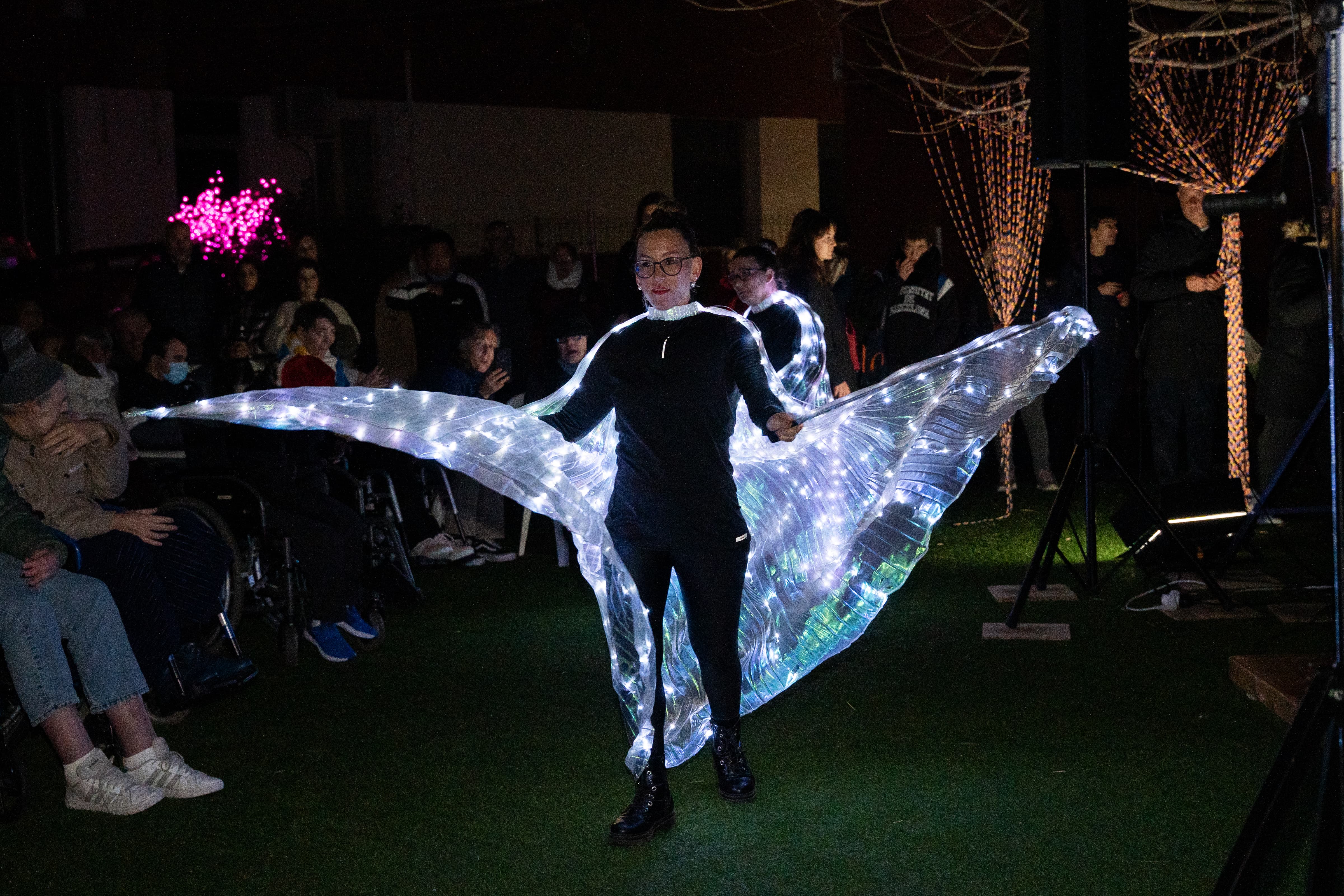  Encesa de llums de Nadal a Catalònia Fundació Creactiva 2025. Carme de Olazábal