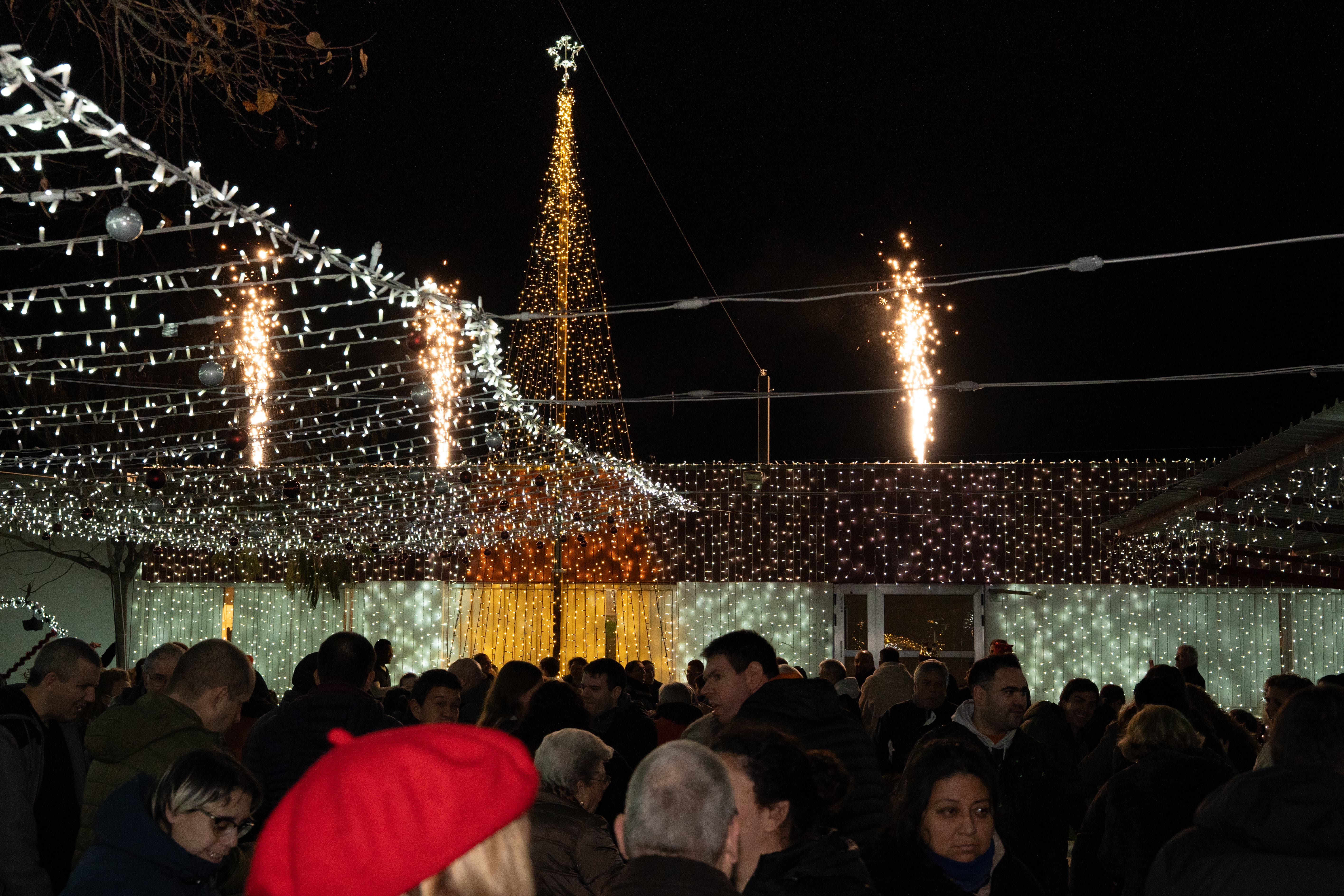  Encesa de llums de Nadal a Catalònia Fundació Creactiva 2025. Carme de Olazábal