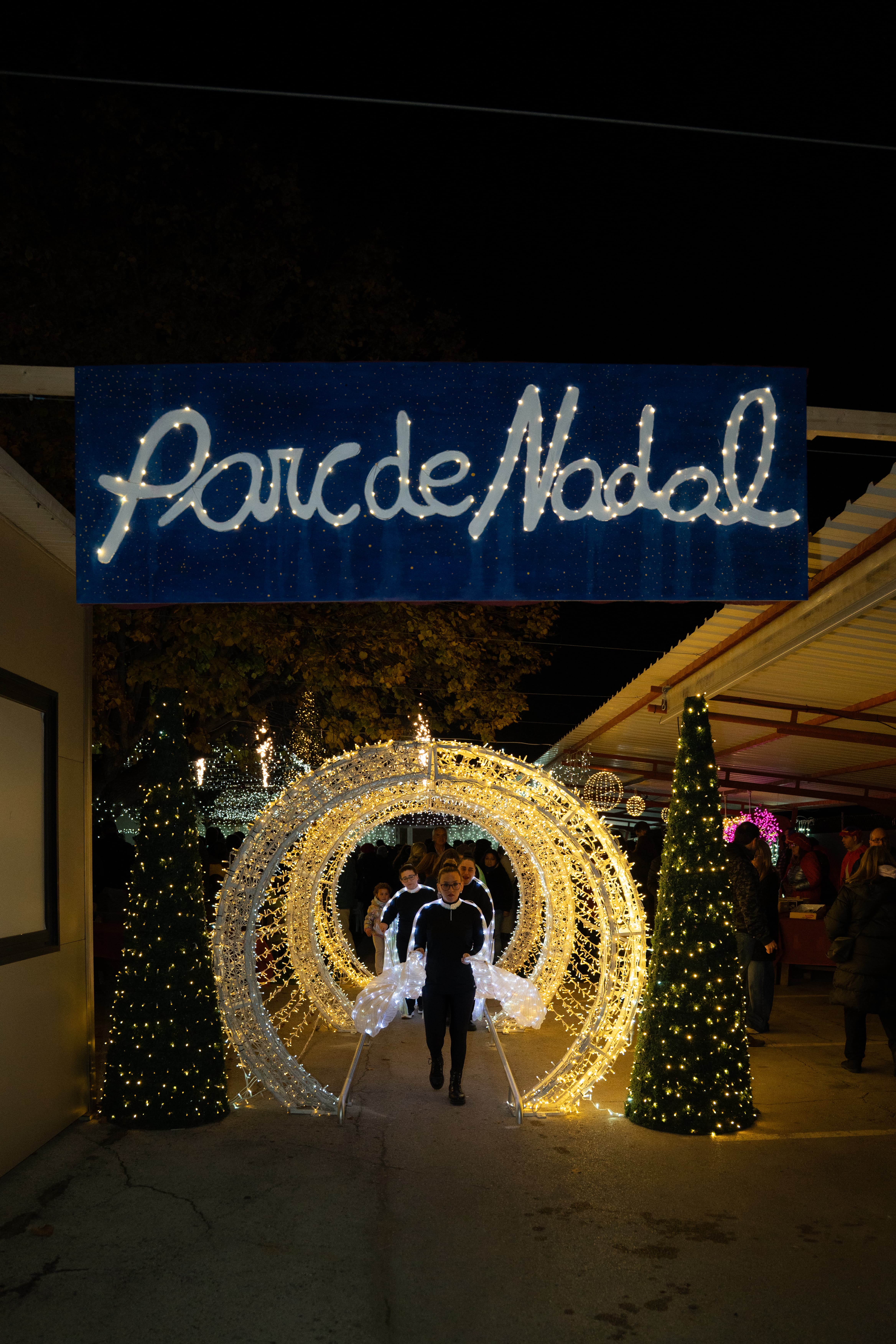   Encesa de llums de Nadal a Catalònia Fundació Creactiva 2025. Carme de Olazábal