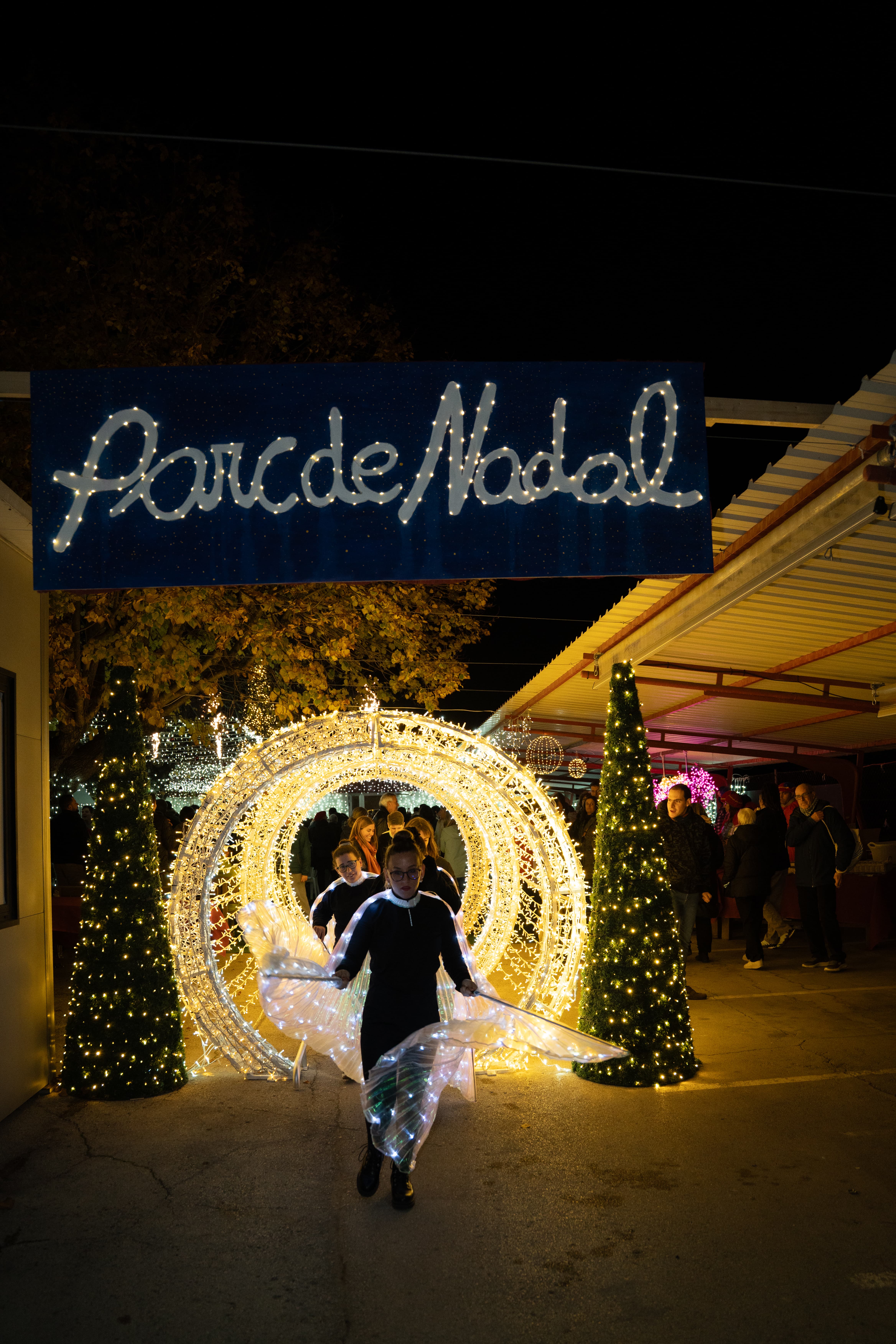  Encesa de llums de Nadal a Catalònia Fundació Creactiva 2025. Carme de Olazábal