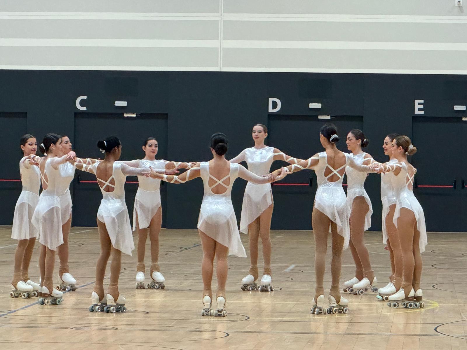 Festival de Nadal de l'Escola de Patinatge Artístic Sant Cugat. FOTO: TOT Sant Cugat