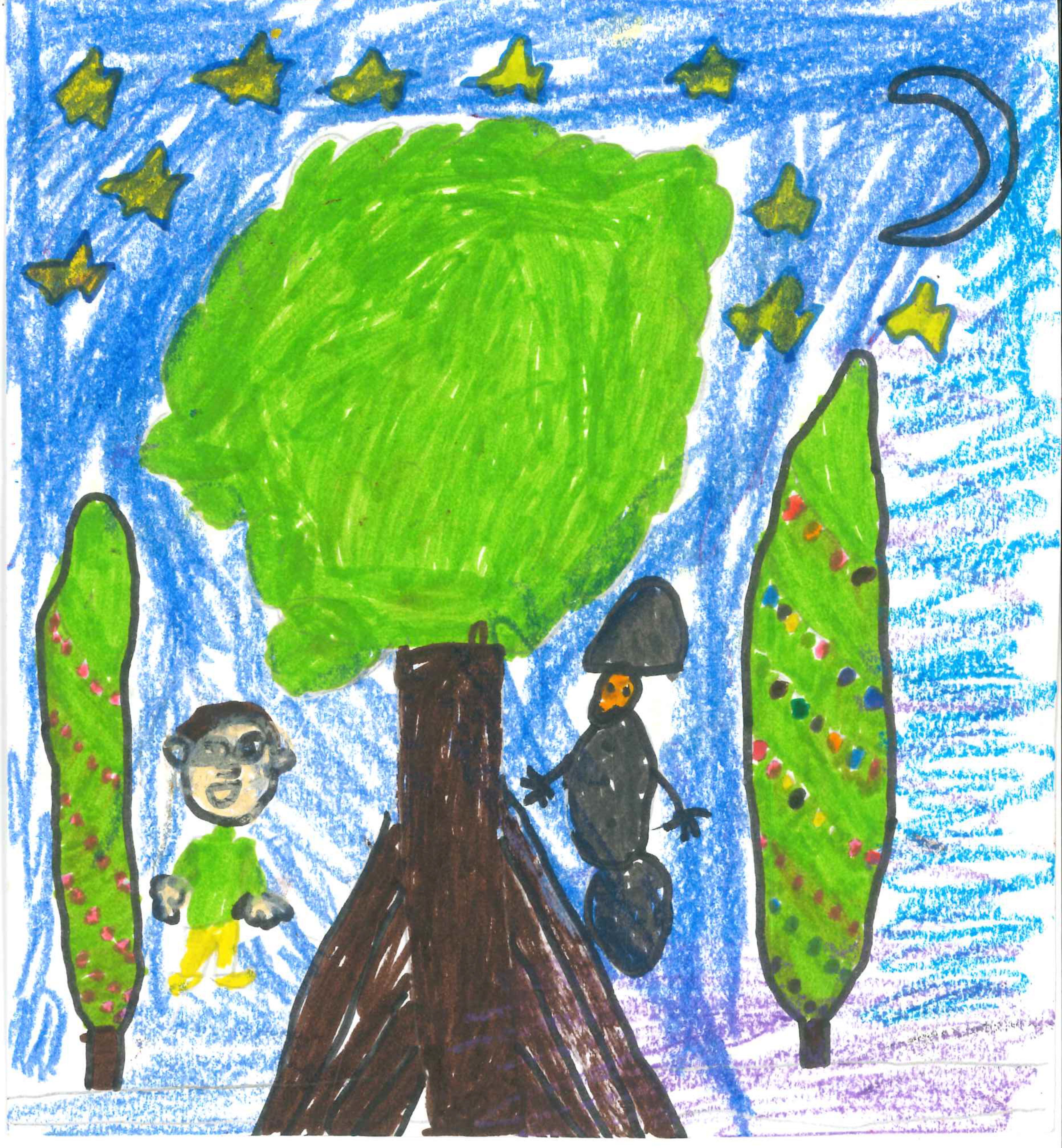 Postal de l’Escola Gerbert d’Orlhac del concurs del TOT Sant Cugat