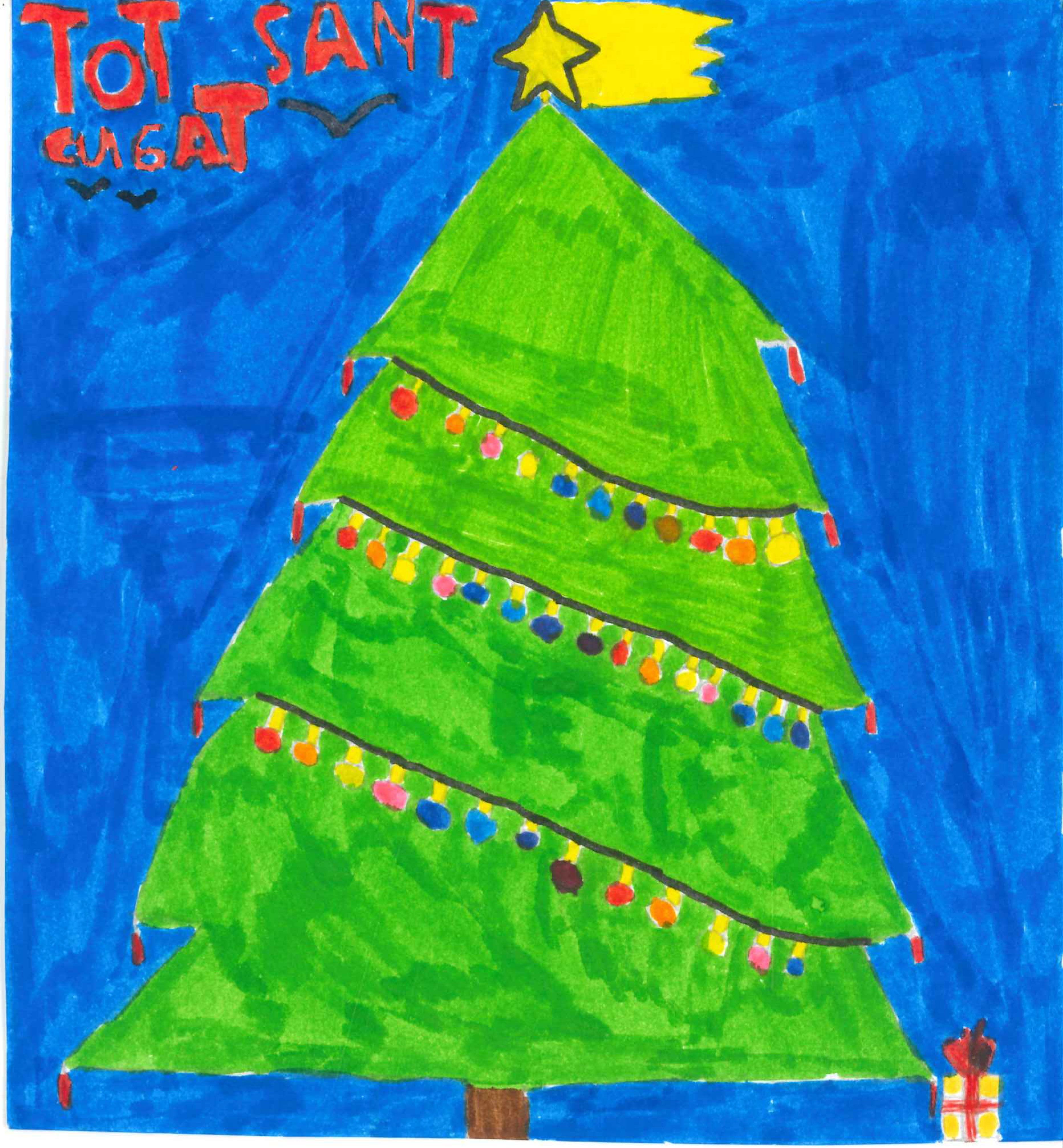 20251216113148181 Página 13Postal de l’Escola Gerbert d’Orlhac del concurs del TOT Sant Cugat