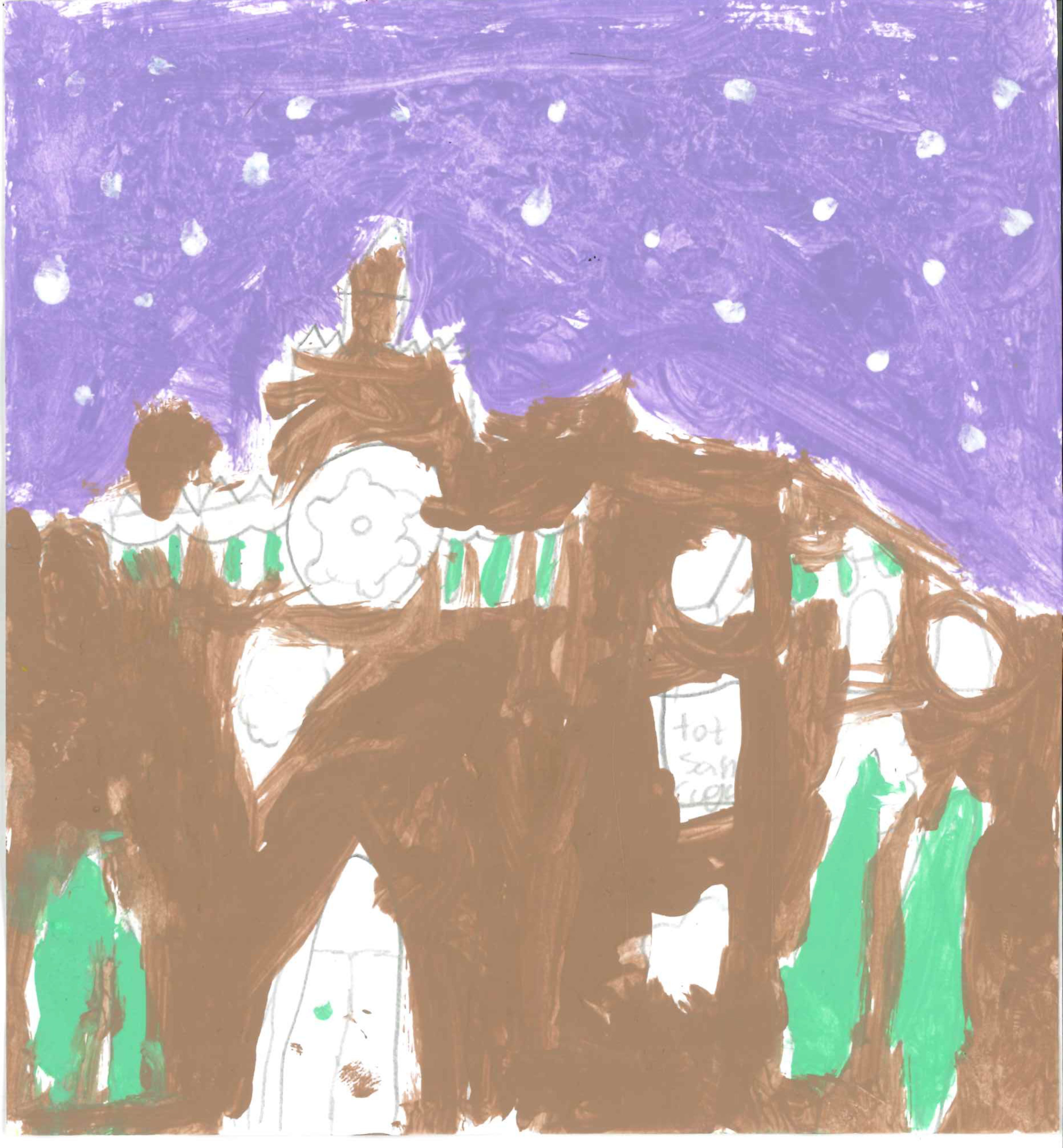 Postal de l’Escola Gerbert d’Orlhac del concurs del TOT Sant Cugat