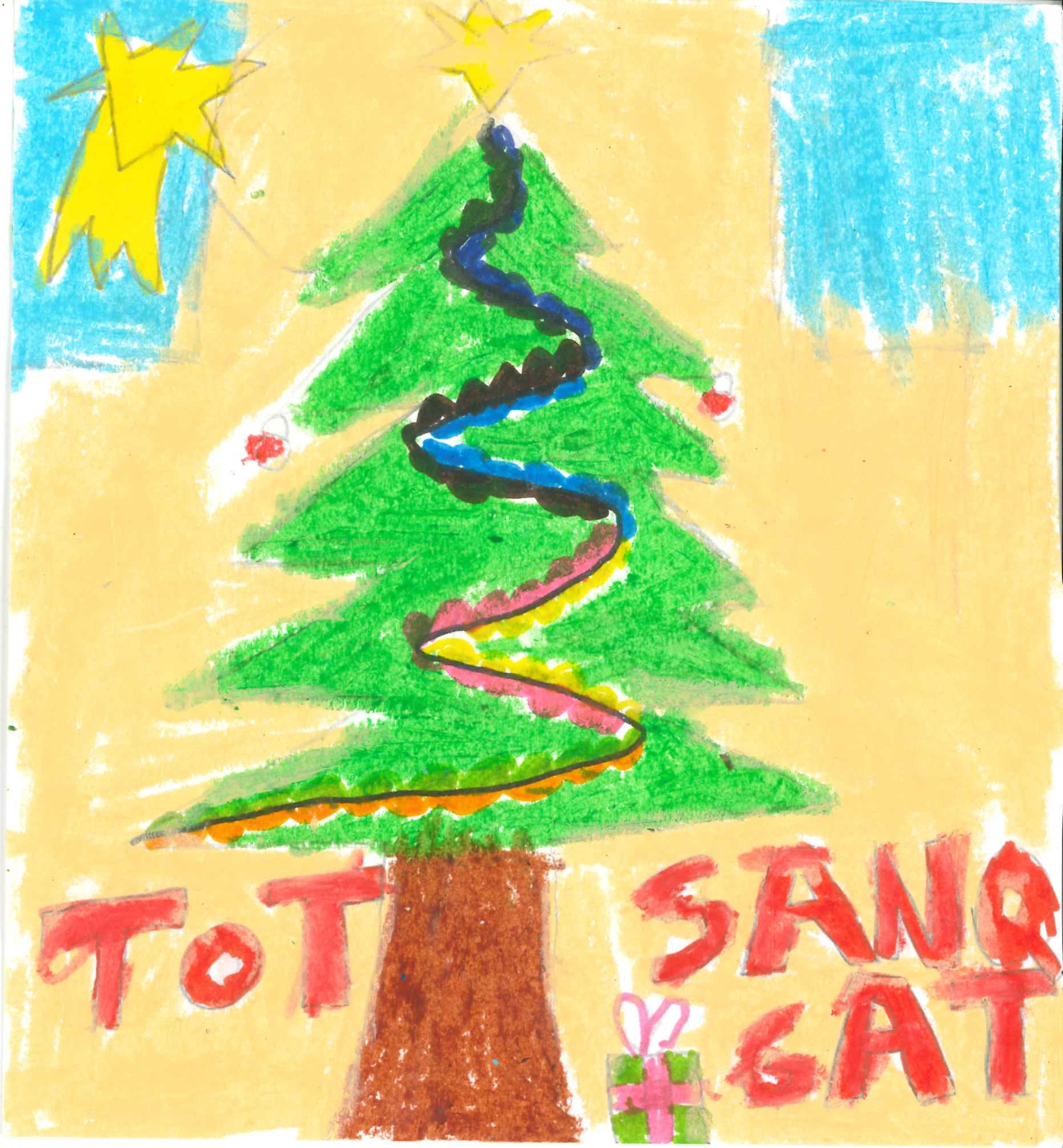 Postal de l’Escola Gerbert d’Orlhac del concurs del TOT Sant Cugat