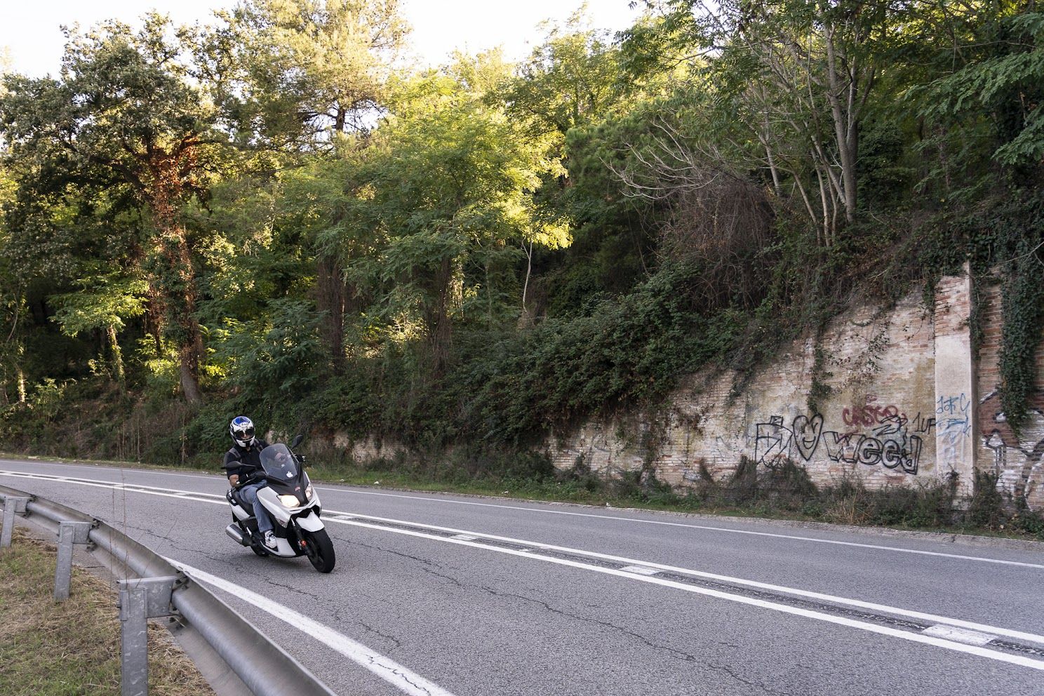 La carretera de l'Arrabassada és la segona més perillosa de Catalunya. FOTO: Mireia Comas (TOT Sant Cugat)