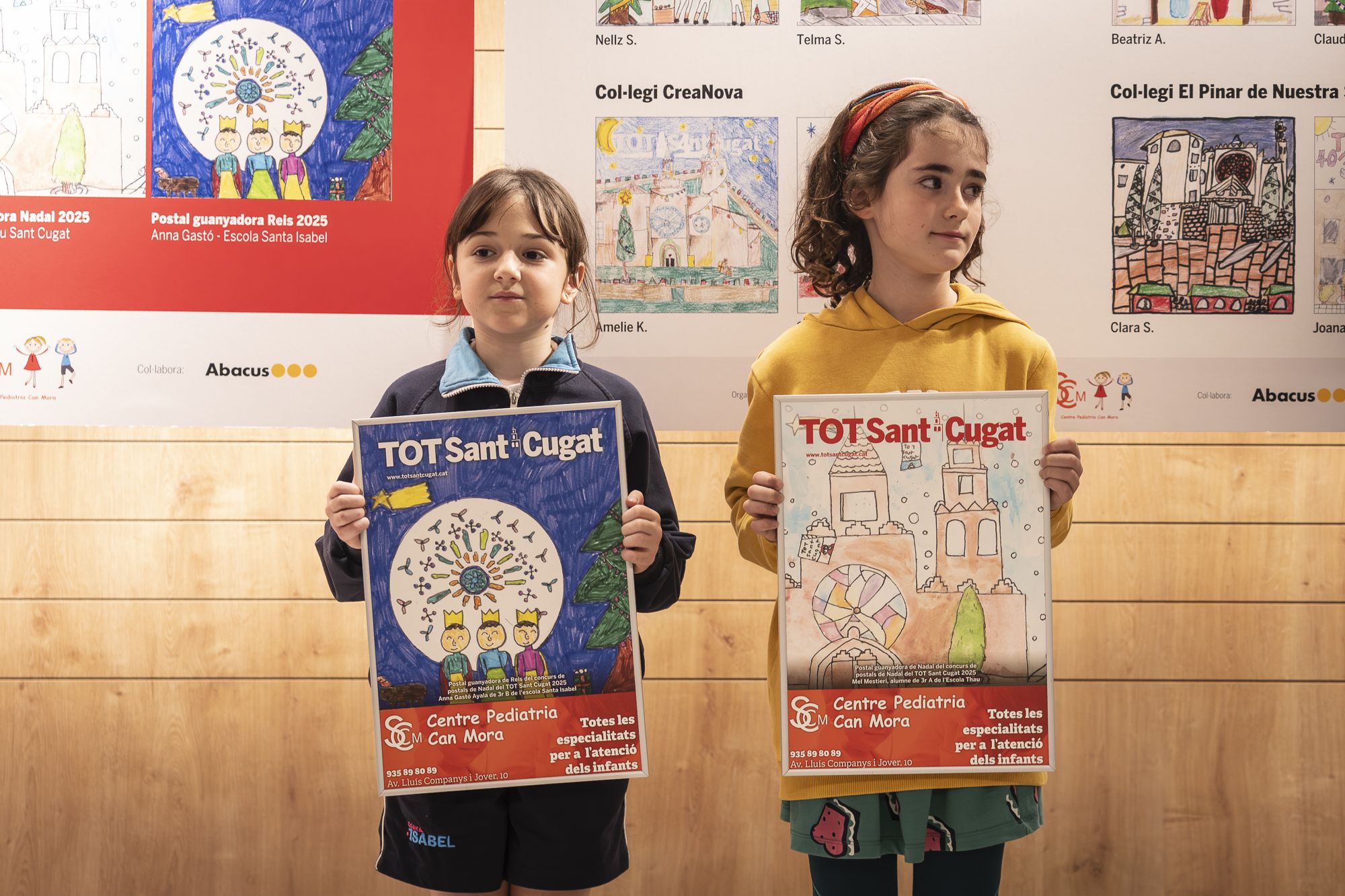 Postals guanyadores del concurs de Postals del TOT. FOTO: Mireia Comas (TOT Sant Cugat)