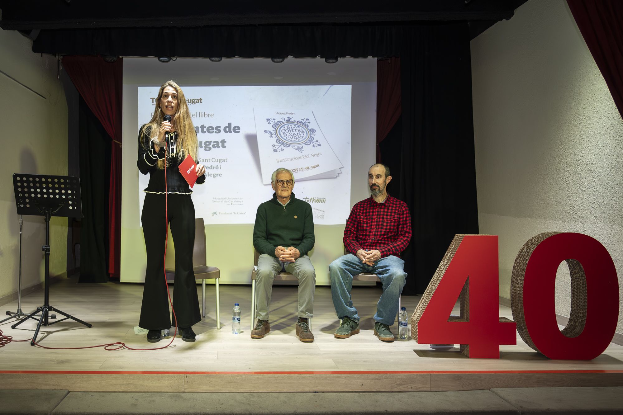 Presentació del llibre de contes infantils del 40è aniversari del TOT Sant Cugat. FOTO: Mireia Comas (TOT Sant Cugat)