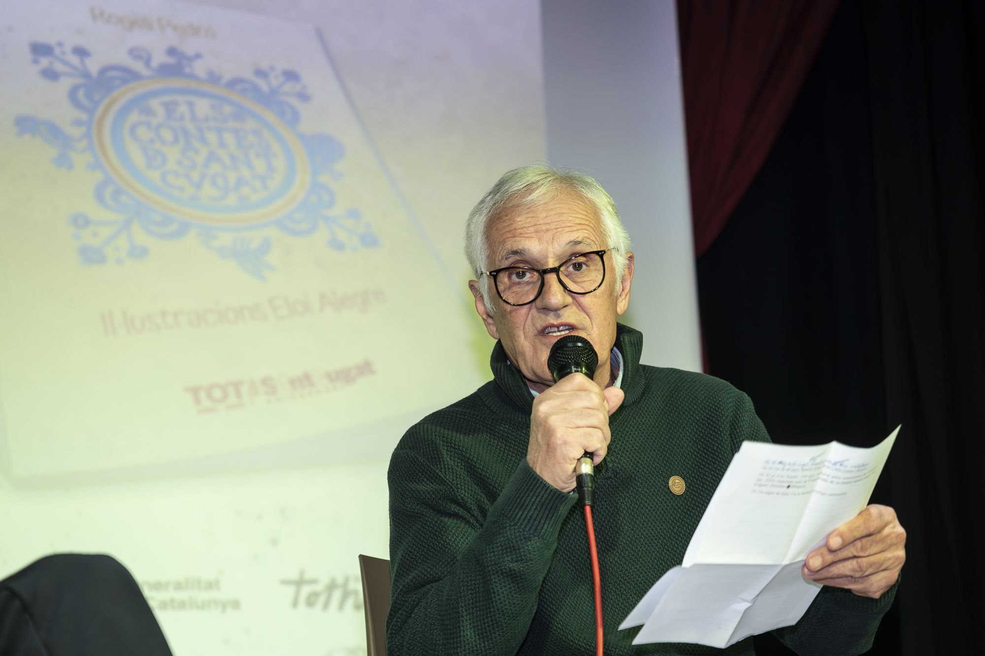 Presentació del llibre de contes infantils del 40è aniversari del TOT Sant Cugat. FOTO: Mireia Comas (TOT Sant Cugat)