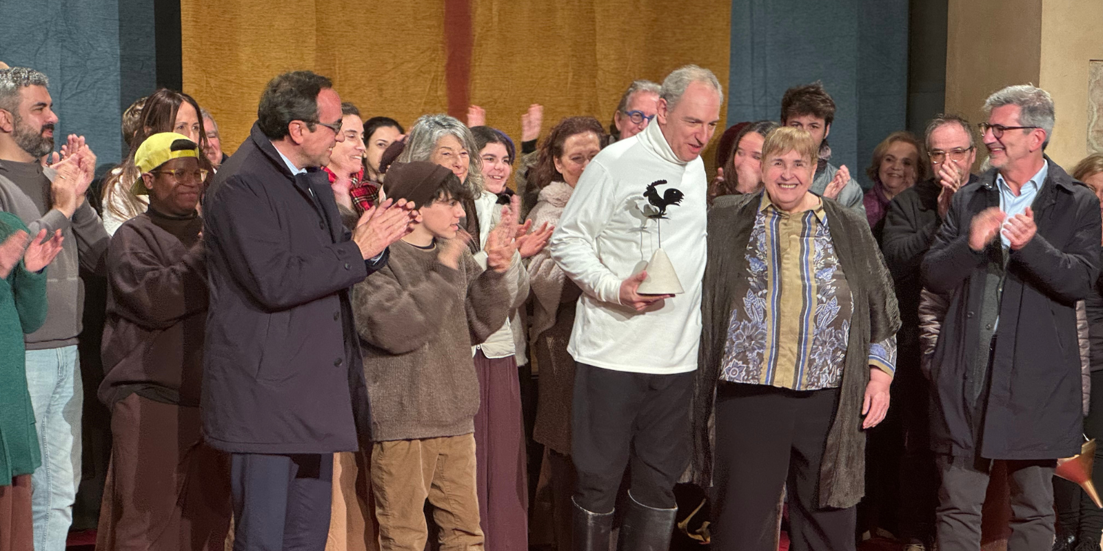 Carles Martínez, nou Gall d'Honor de Pedra i Sang. FOTO: TOT Sant Cugat