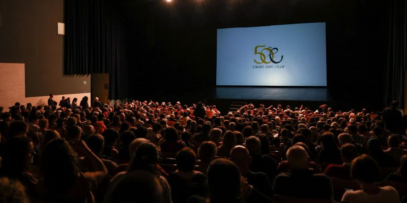 El Teatre-Auditori s'ha omplert de gom a gom FOTO: Ajuntament de Sant Cugat