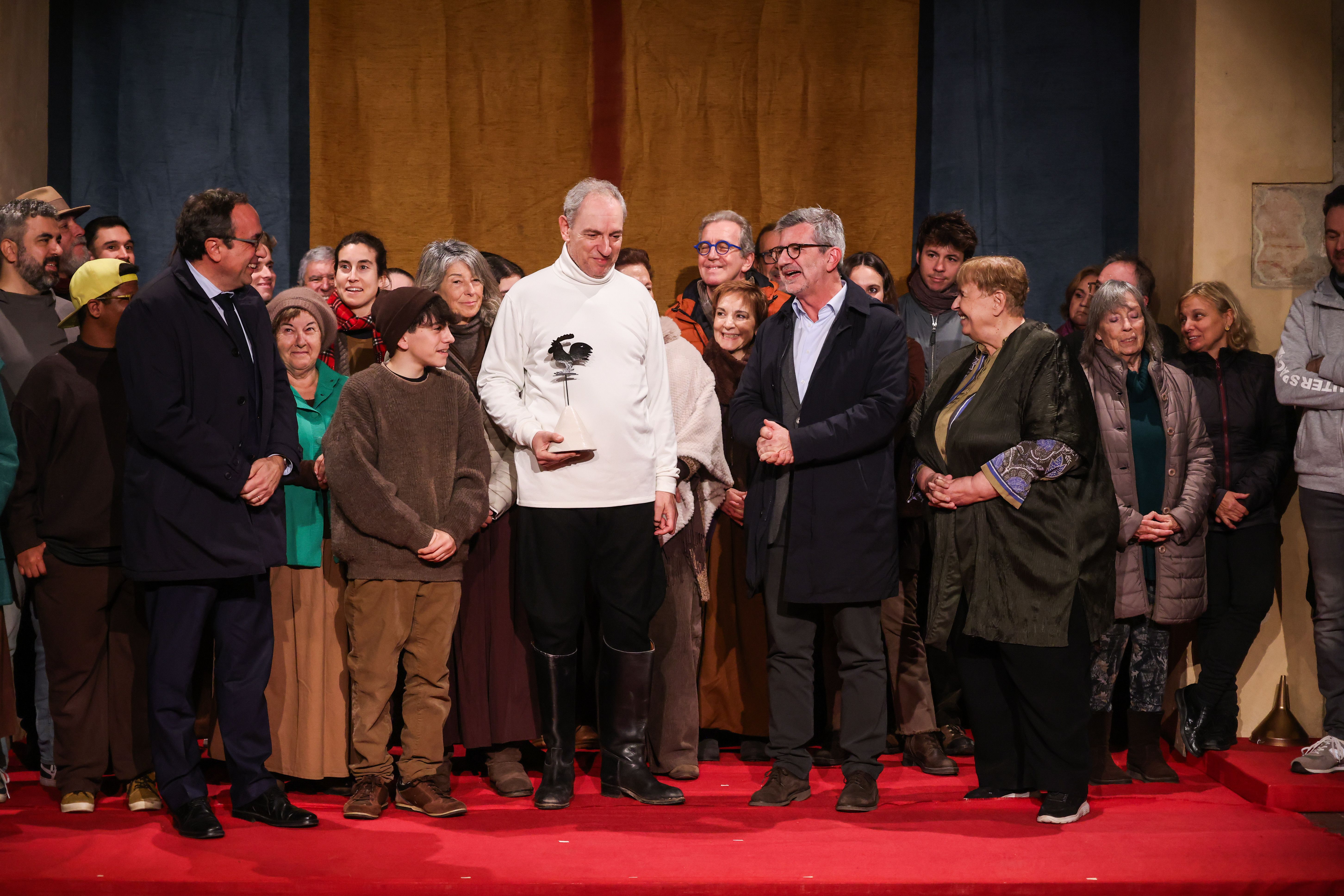 Carles Martínez, nou Gall d'Honor de Pedra i Sang. FOTO: Ajuntament