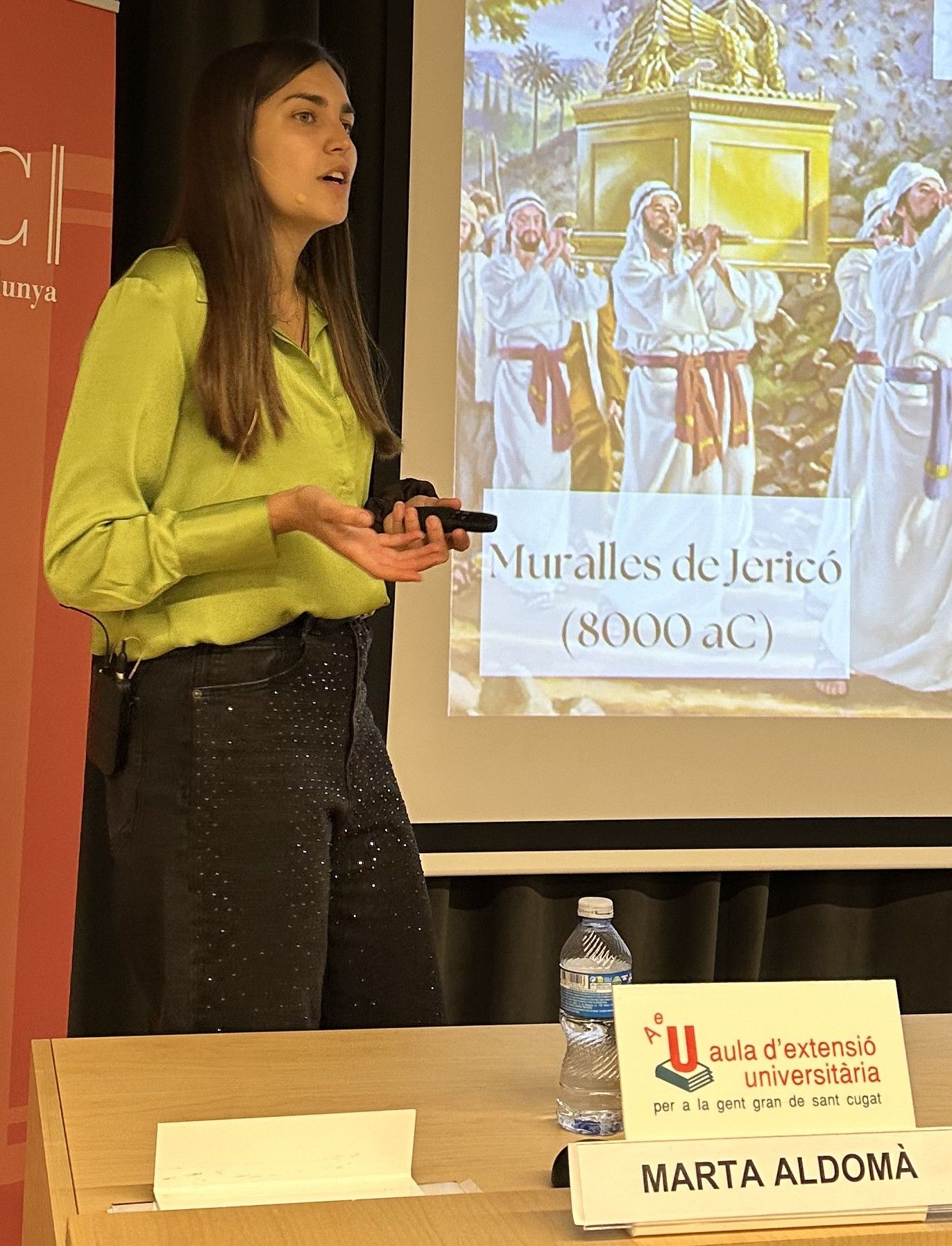 El món explicat a través dels murs. De Jericó al segle XXI. FOTO: Aula d'Extensió Universitària