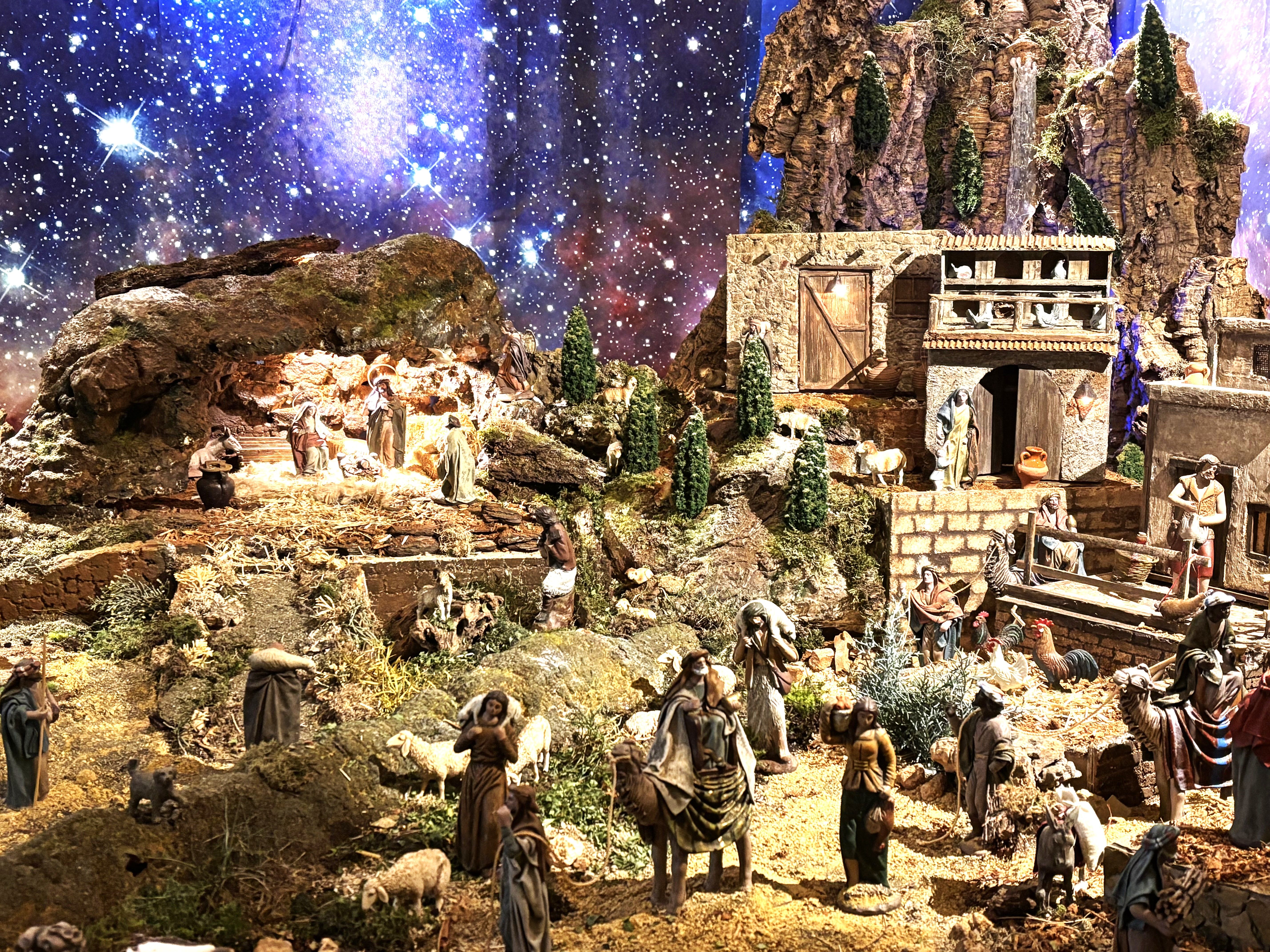 Un any més, el nostre pessebre. FOTO: Llar d'Avis