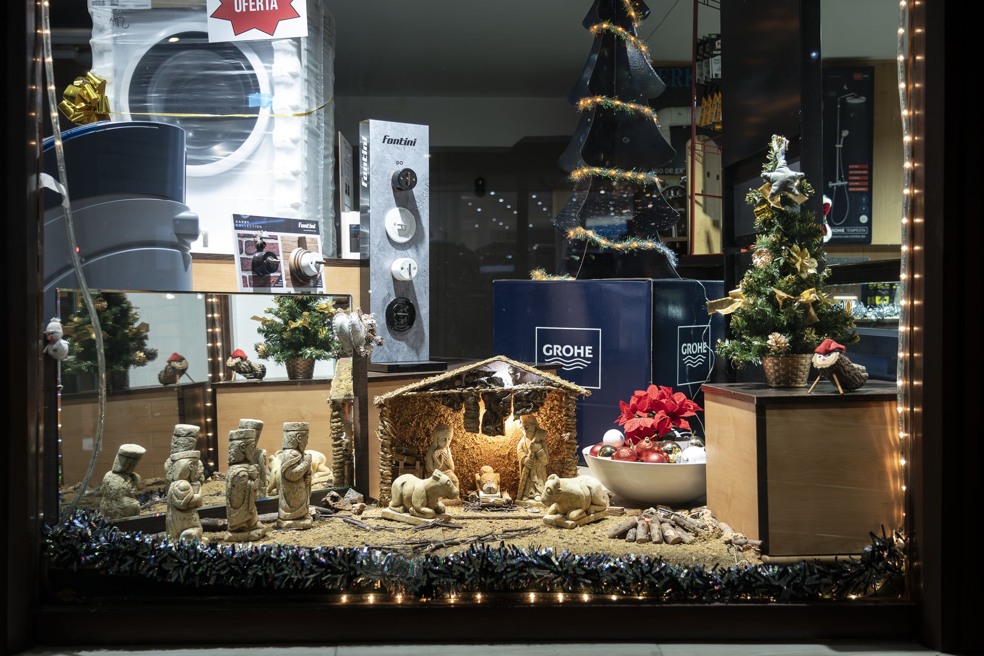 Pessebre de l'avinguda de Rius i Taulet, 22 (Garpe & Pepars). FOTO: Mireia Comas (TOT Sant Cugat)