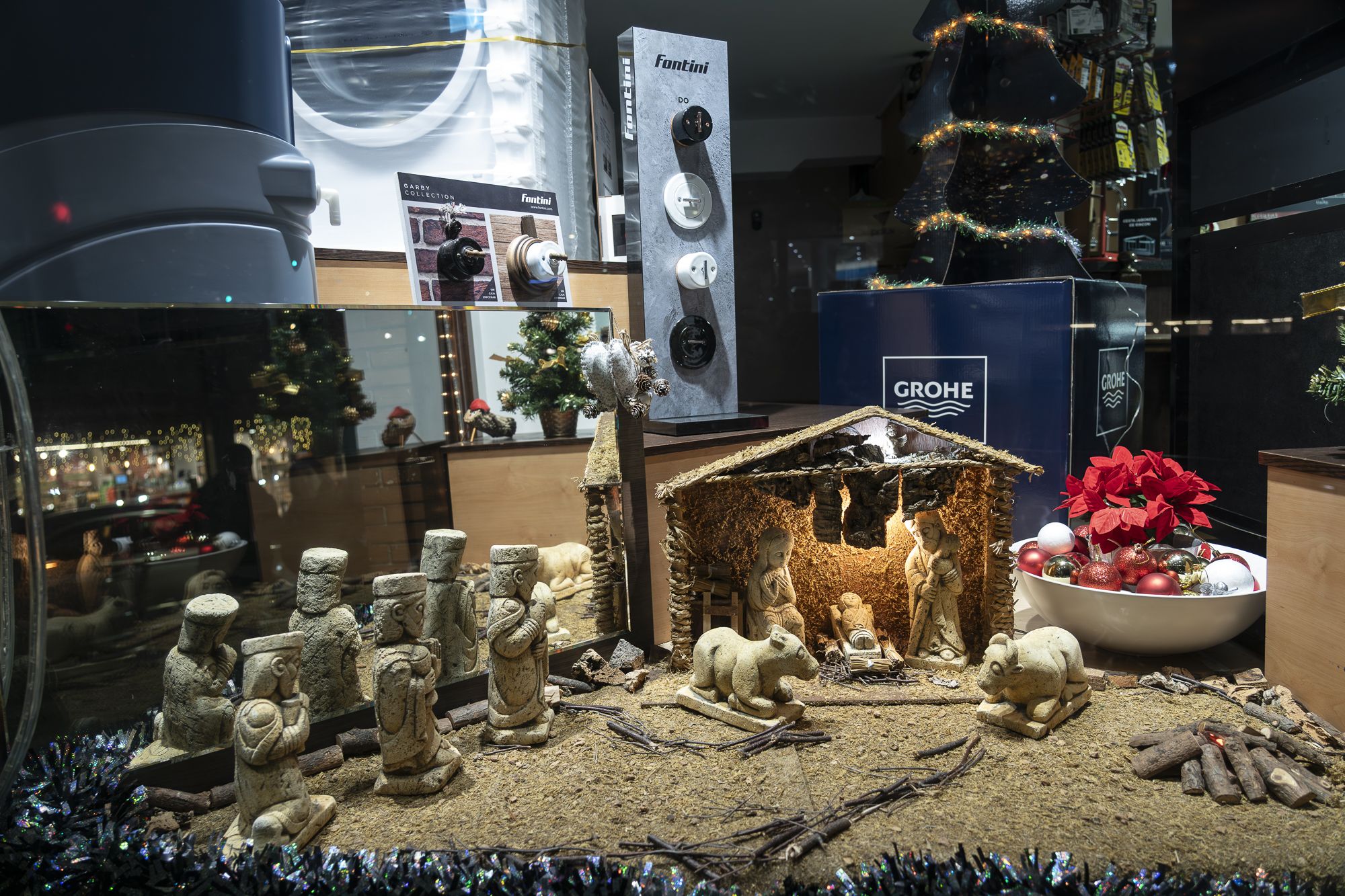 Pessebre de l'avinguda de Rius i Taulet, 22 (Garpe & Pepars). FOTO: Mireia Comas (TOT Sant Cugat)