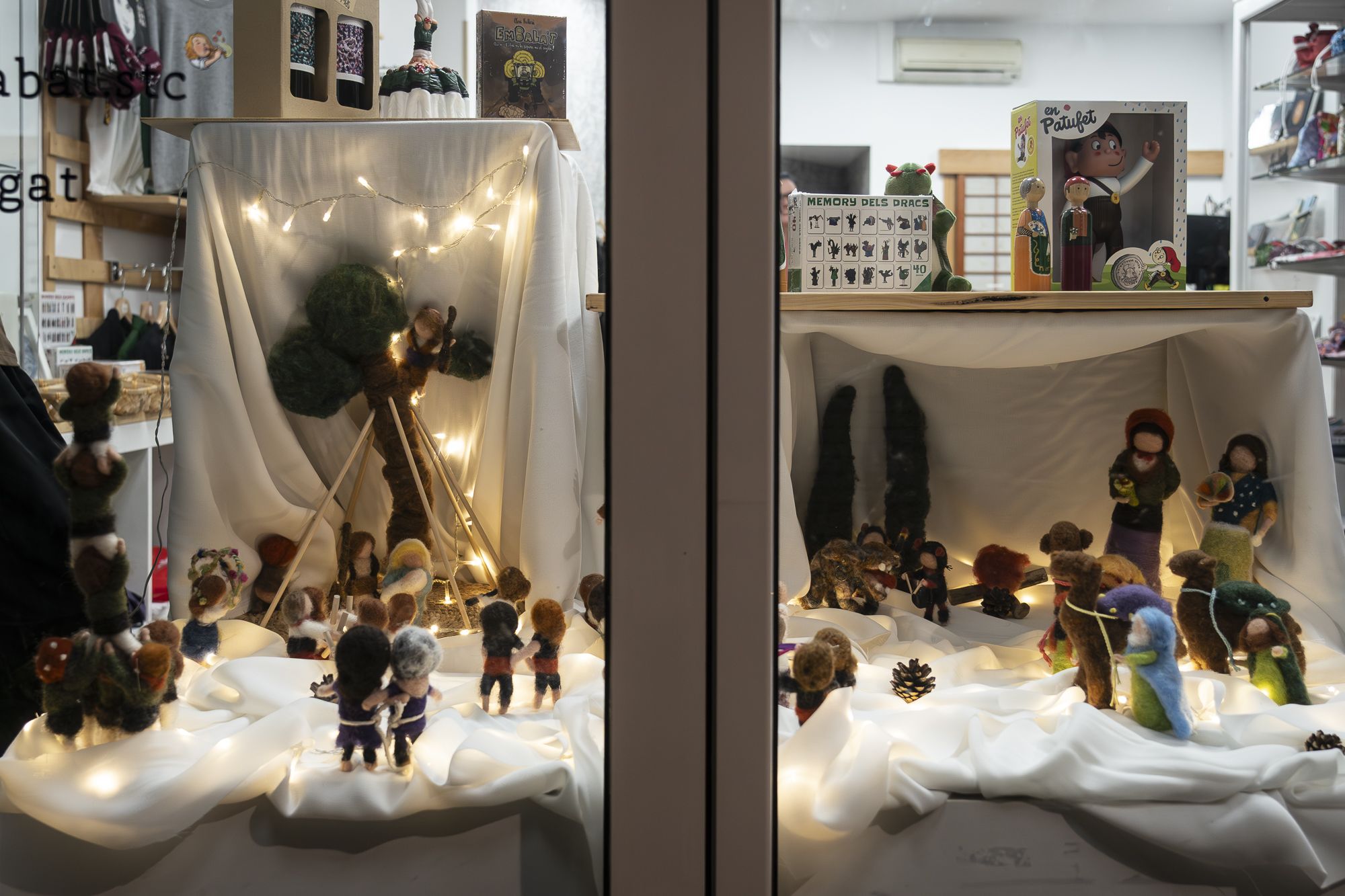 Pessebre del carrer de Sallès, 10 (Enxarxada). FOTO: Mireia Comas (TOT Sant Cugat)